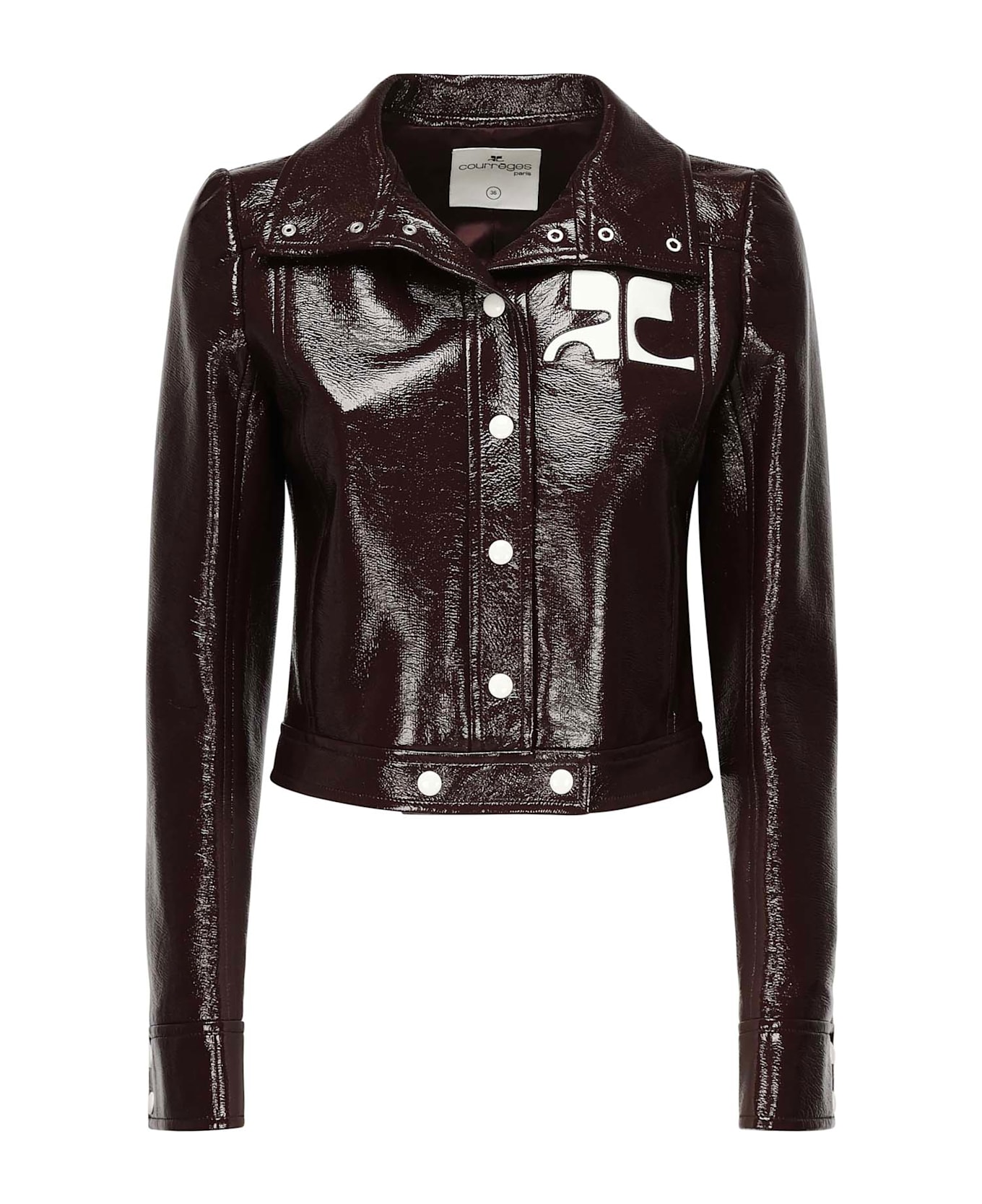 Courrèges Reedition Vinyl Jacket - Purple
