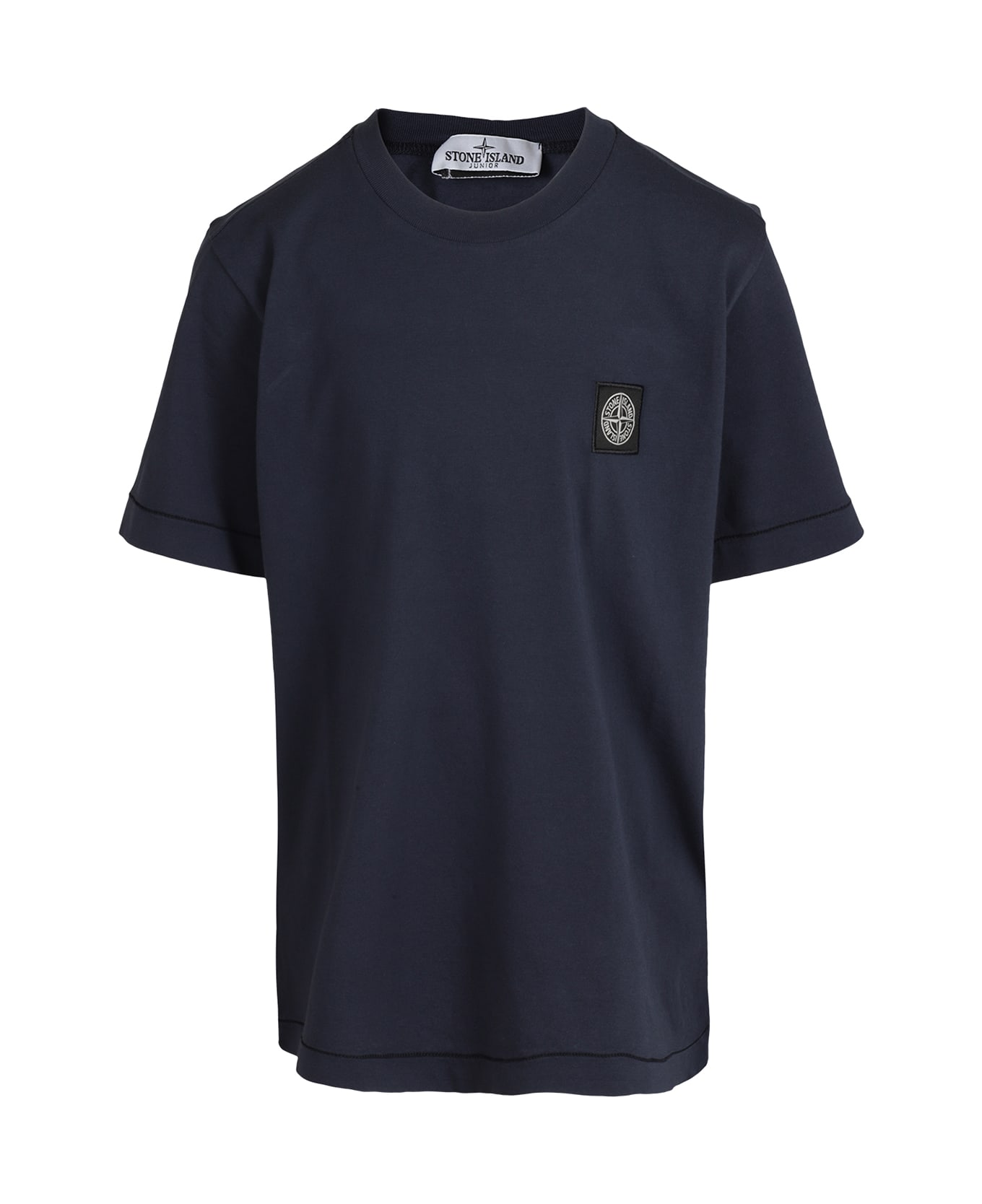Stone Island Junior T Shirt - Navy Blue