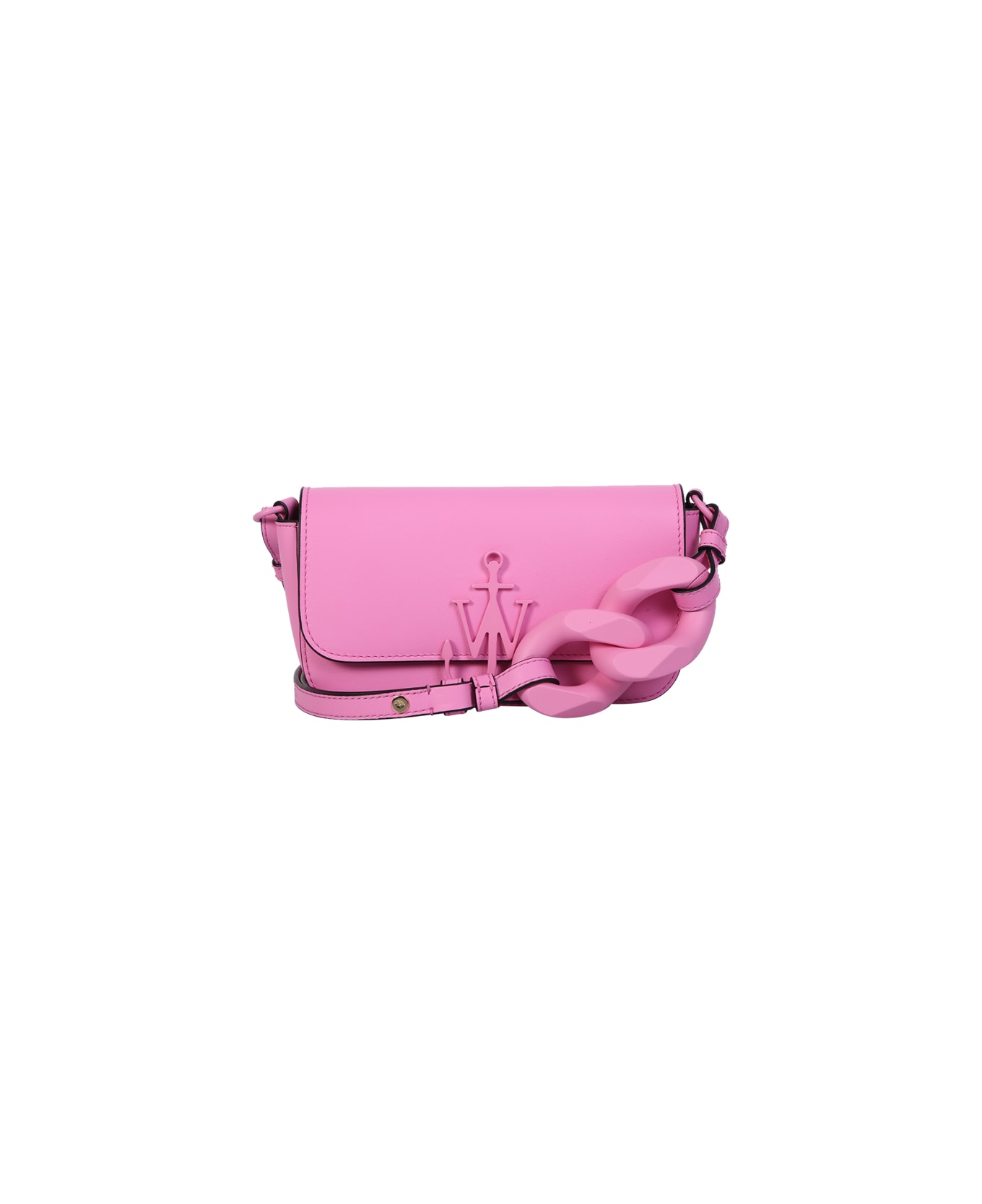 J.W. Anderson Chain Baguette Anchor Pink Bag - Pink