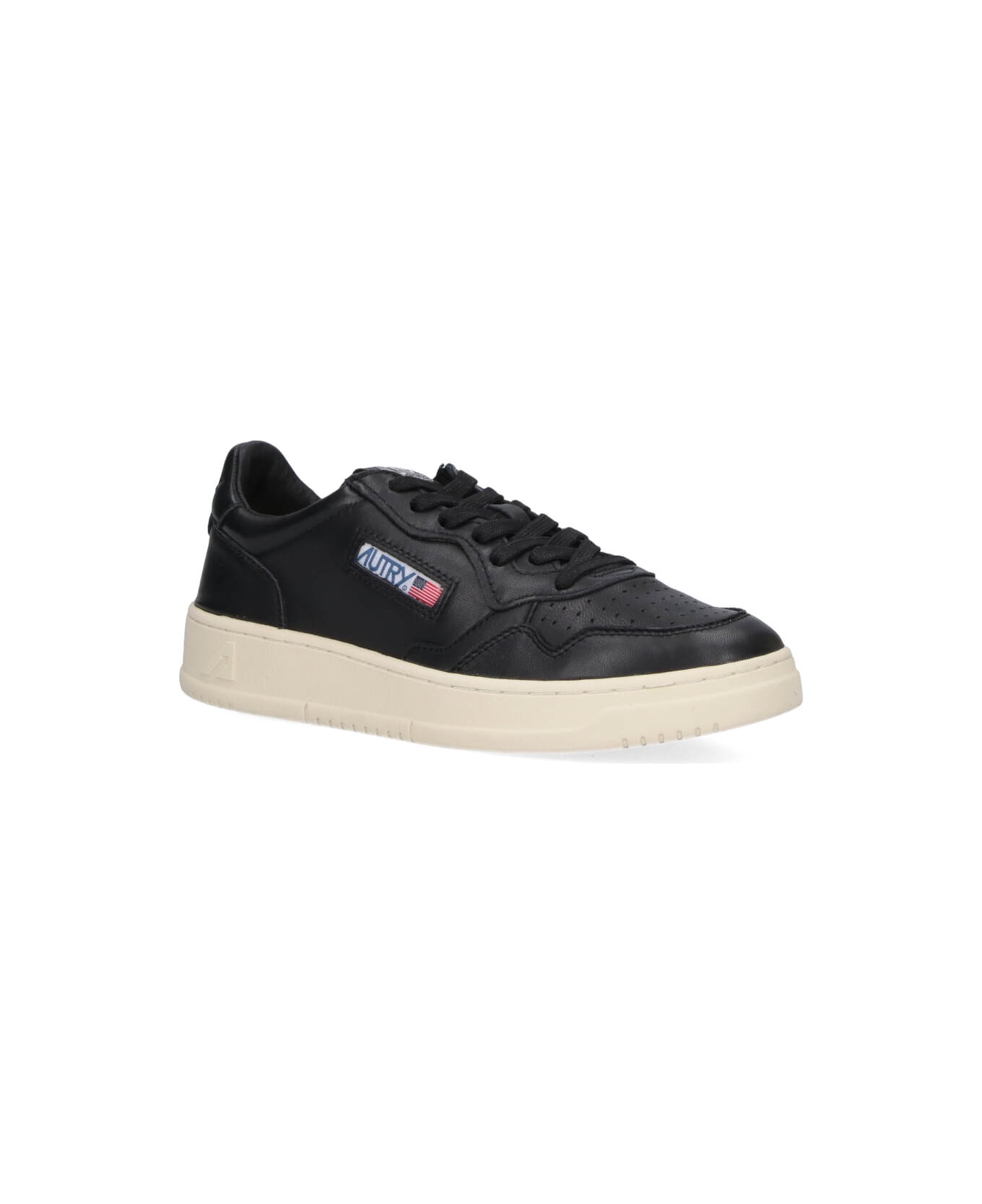 Autry "medalist" Low-top Sneakers - Black  