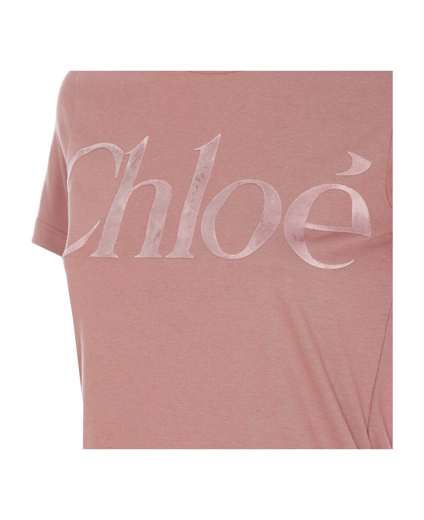 Chloé Chloe' Logo T-shirt - Pink