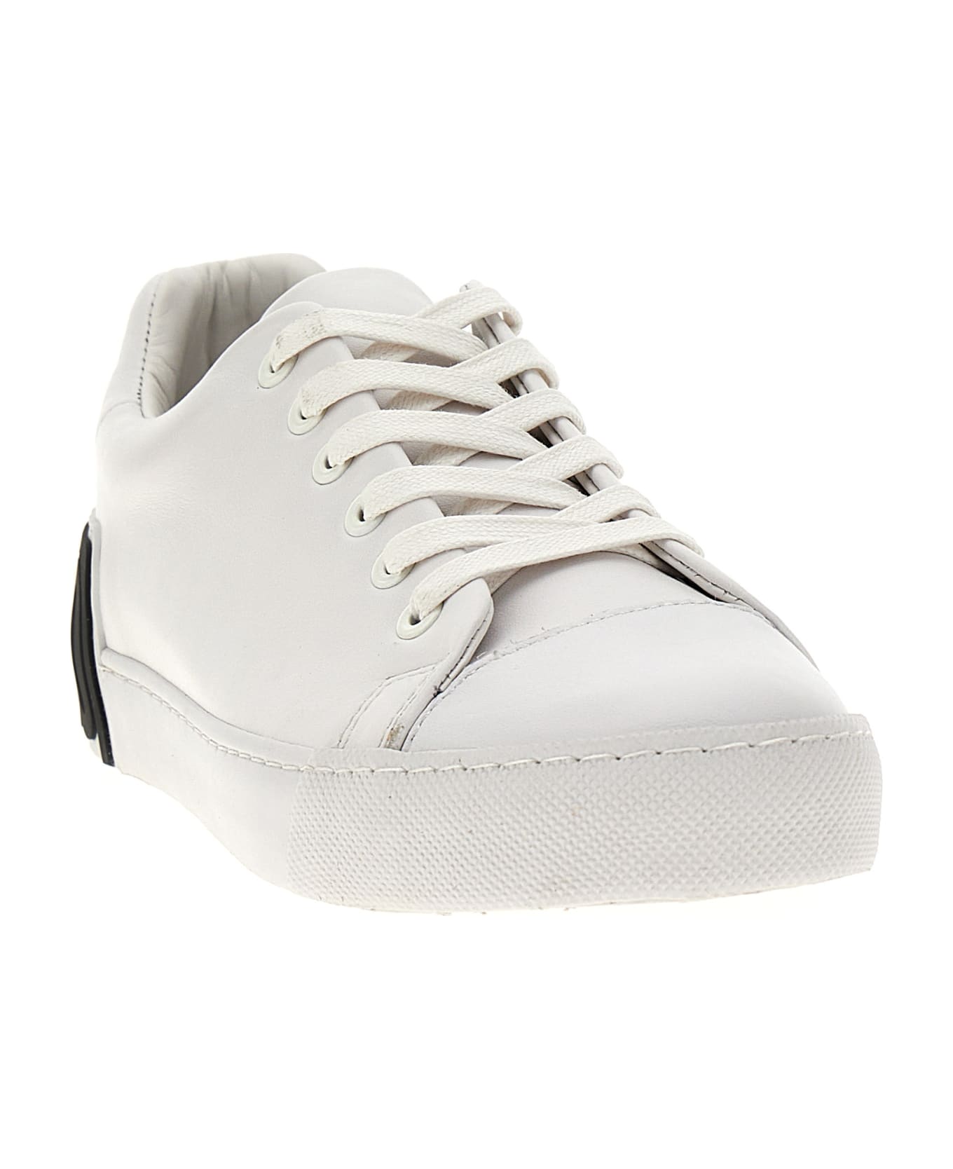 Moschino Logo Sneakers - White/Black