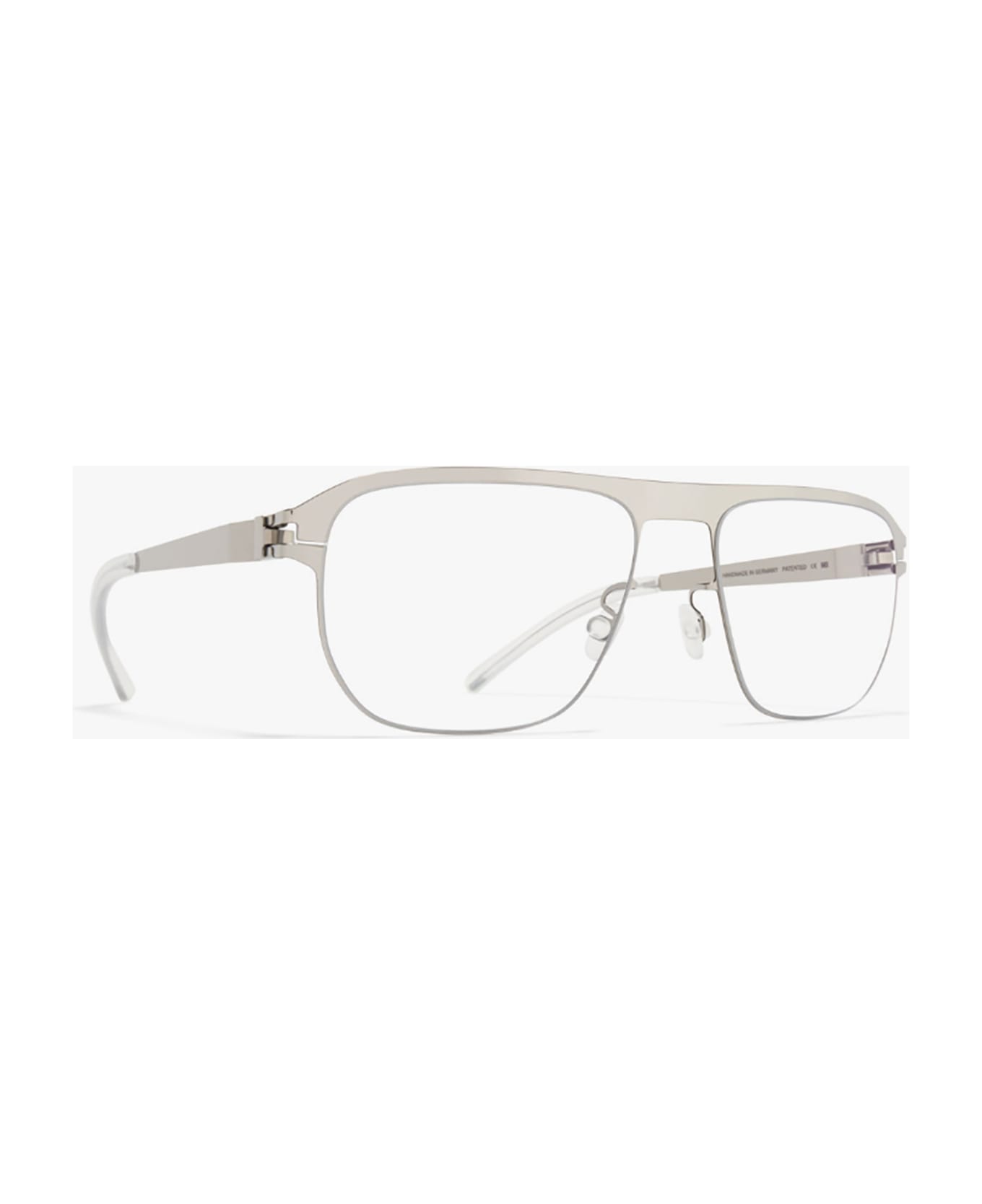 Mykita LORENZO Eyewear - Shiny Silver Clear アイウェア