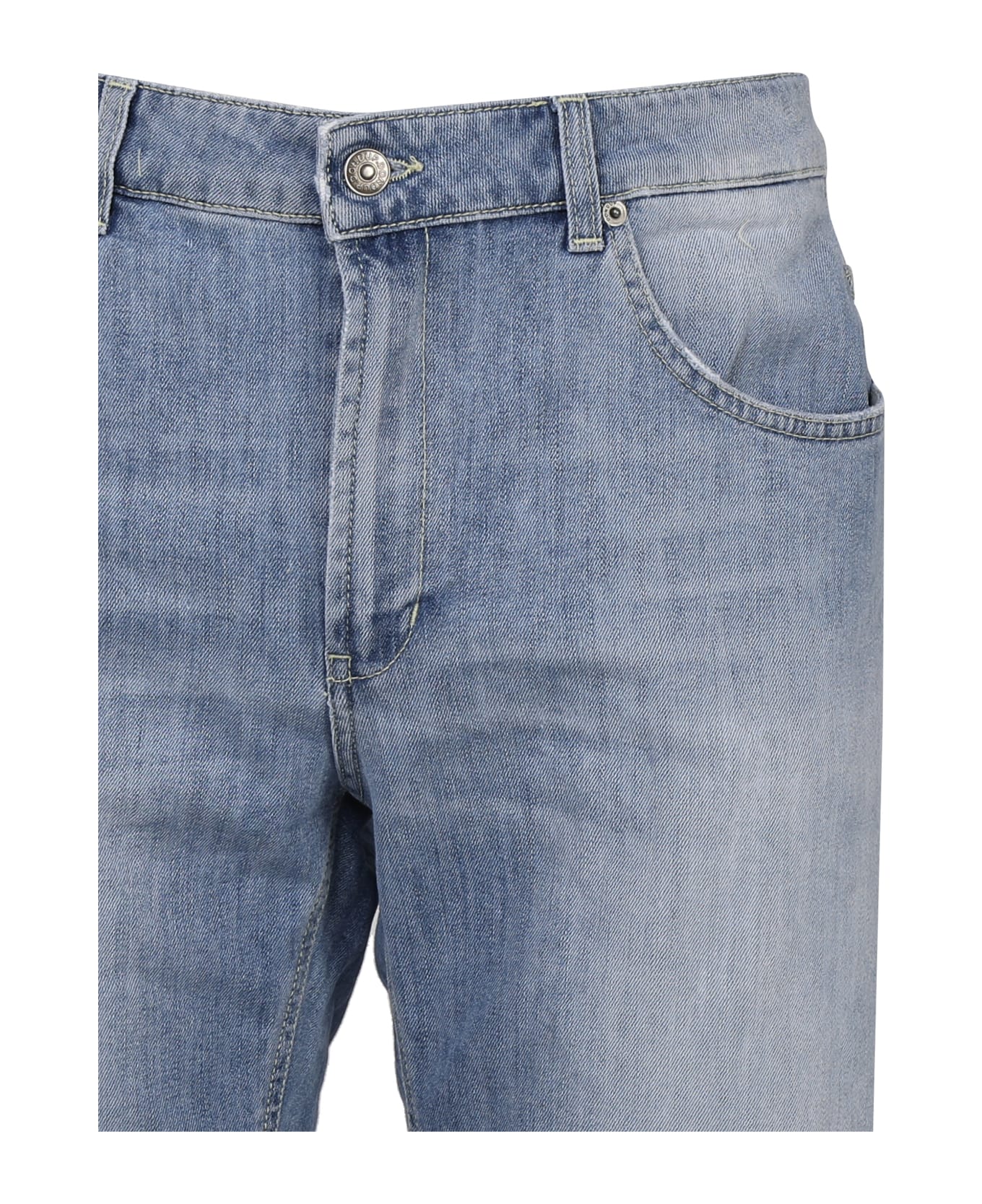 Dondup Shorts In Cotton - Light blue ショートパンツ