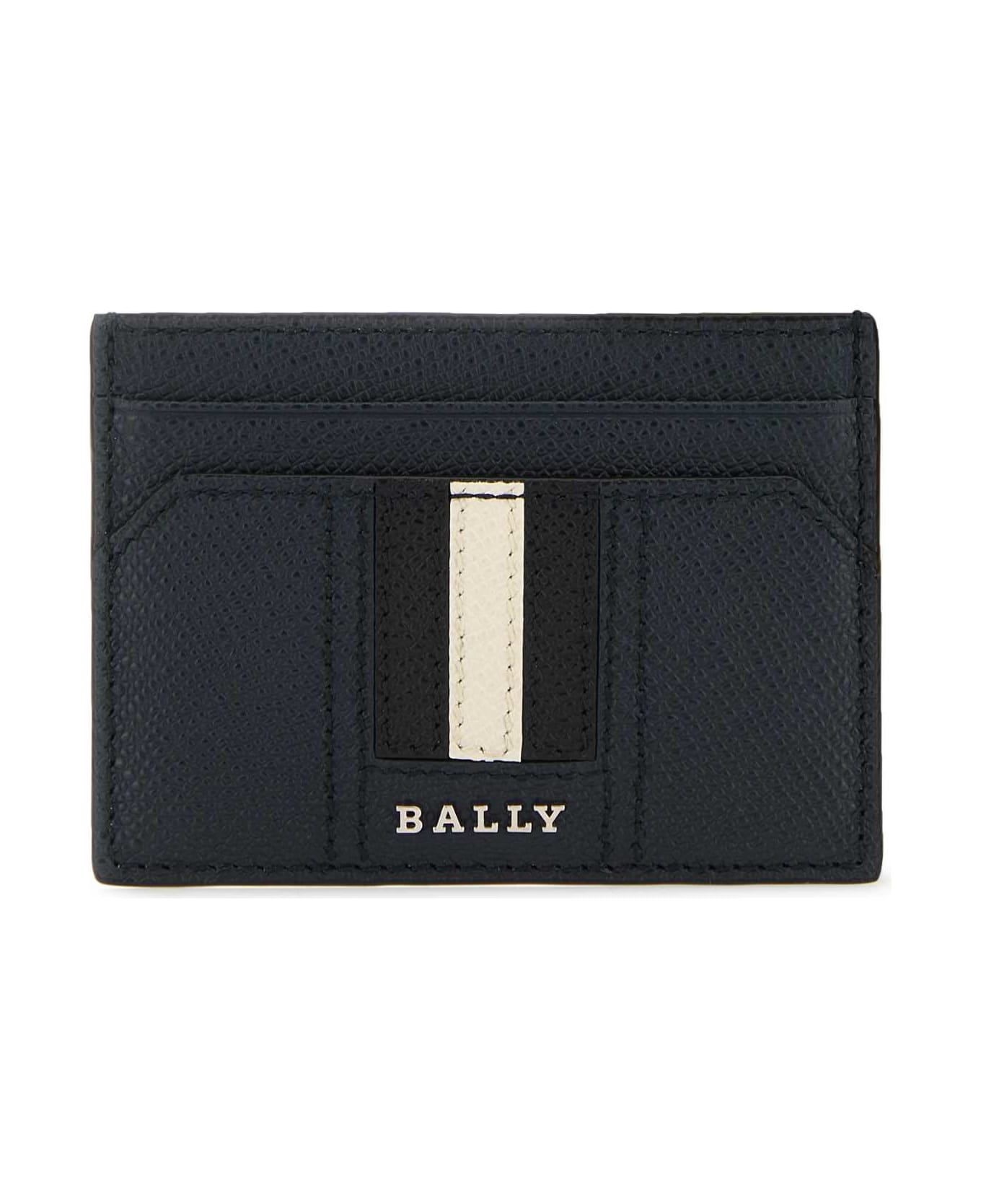 Bally Midnight Blue Leather Cardholder - NEWBLUE
