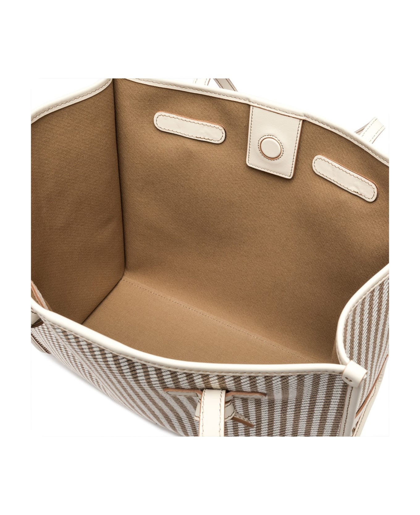 Gianni Chiarini Marcella Shopping Bag With Striped Motif - VAR.MARBLE