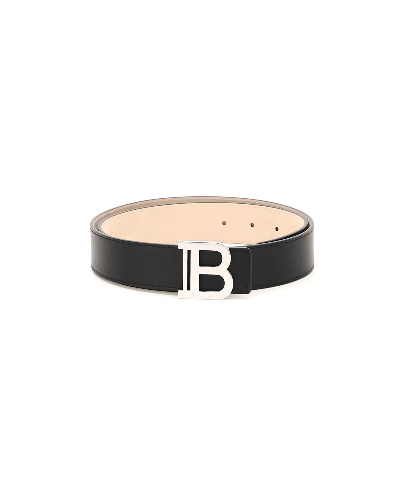 Balmain B-belt Leather Belt - Noir ベルト