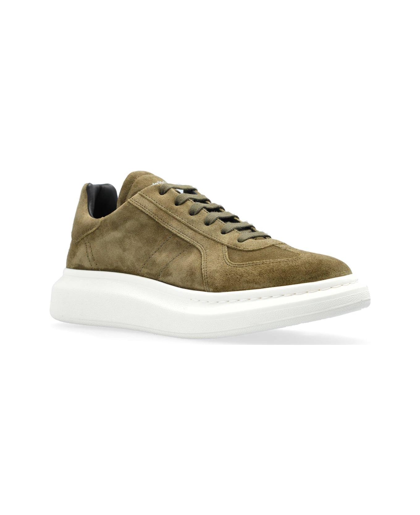 Alexander McQueen Oversized Retro Lace-up Sneakers - MUD