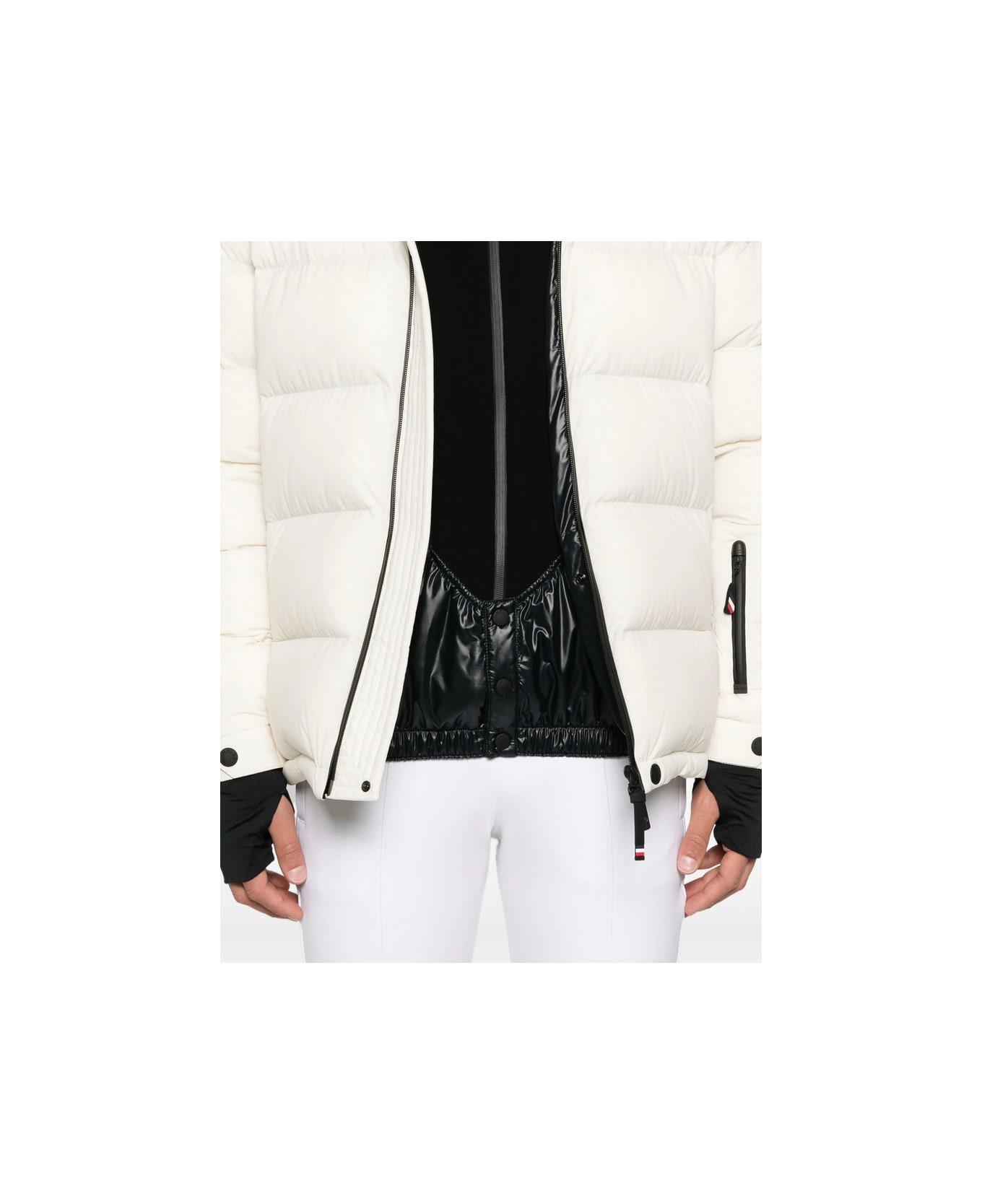 Moncler Grenoble Outerwear - WHITE/BLACK