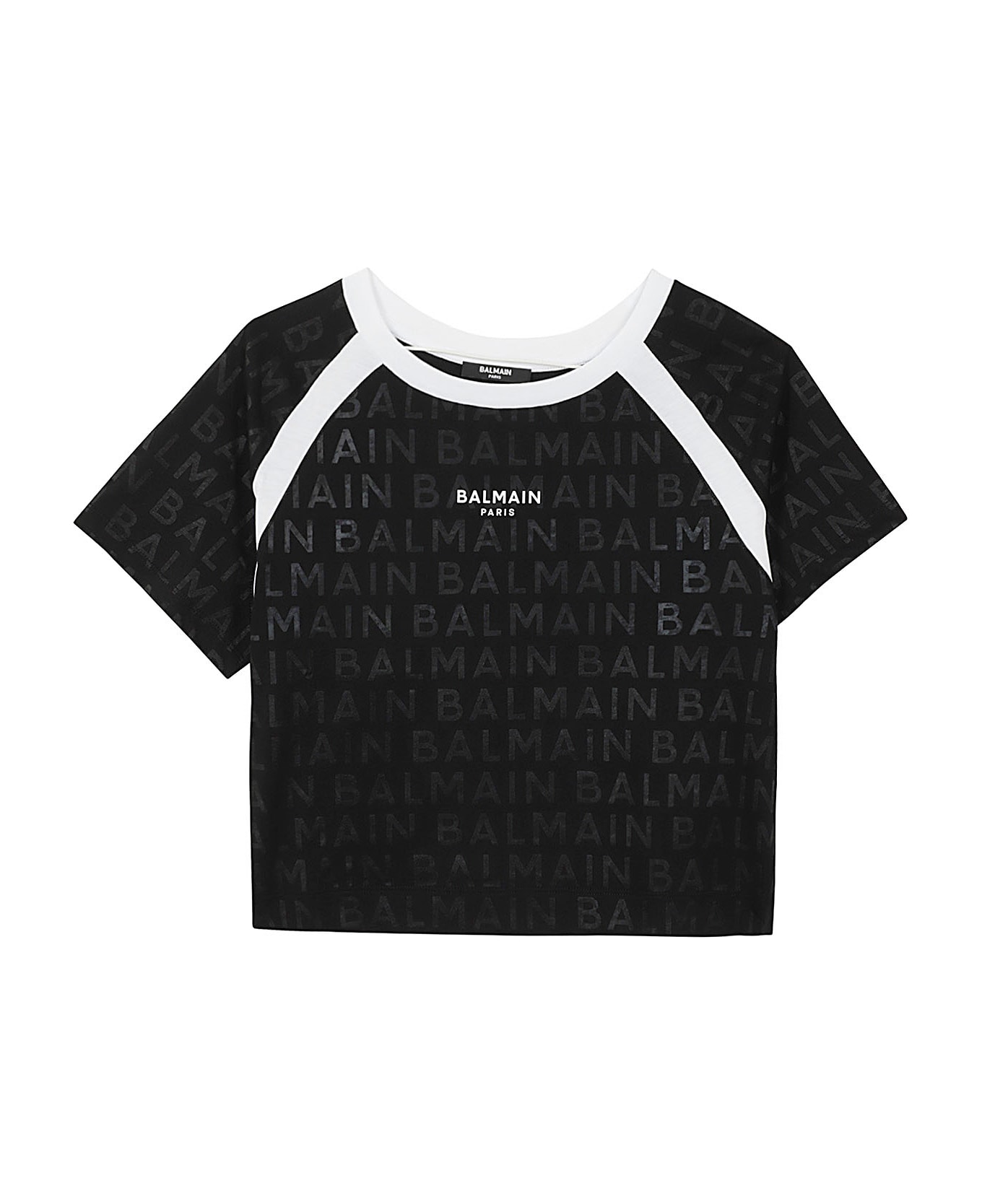 Balmain T Shirt - Bc Black White