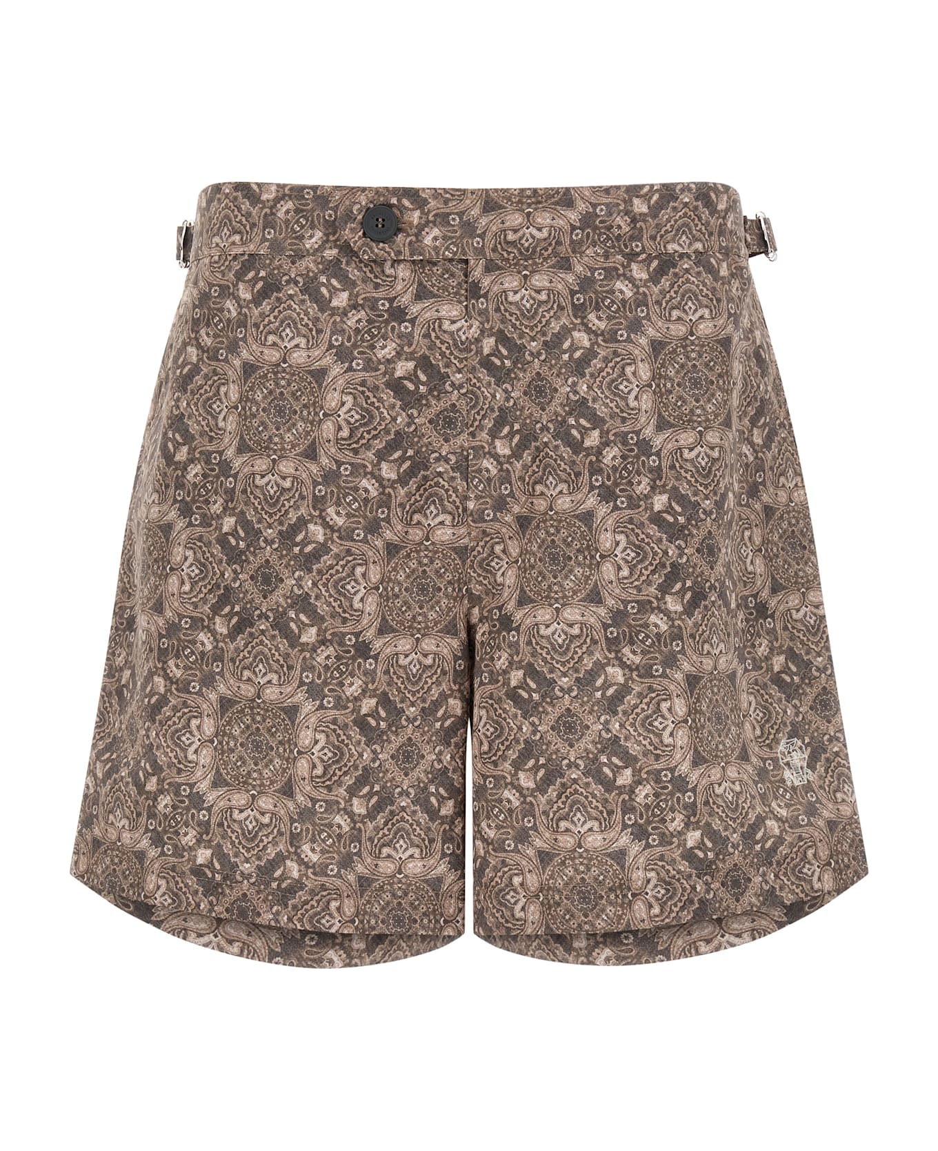 Brunello Cucinelli Paisley Print Swimsuit - Beige