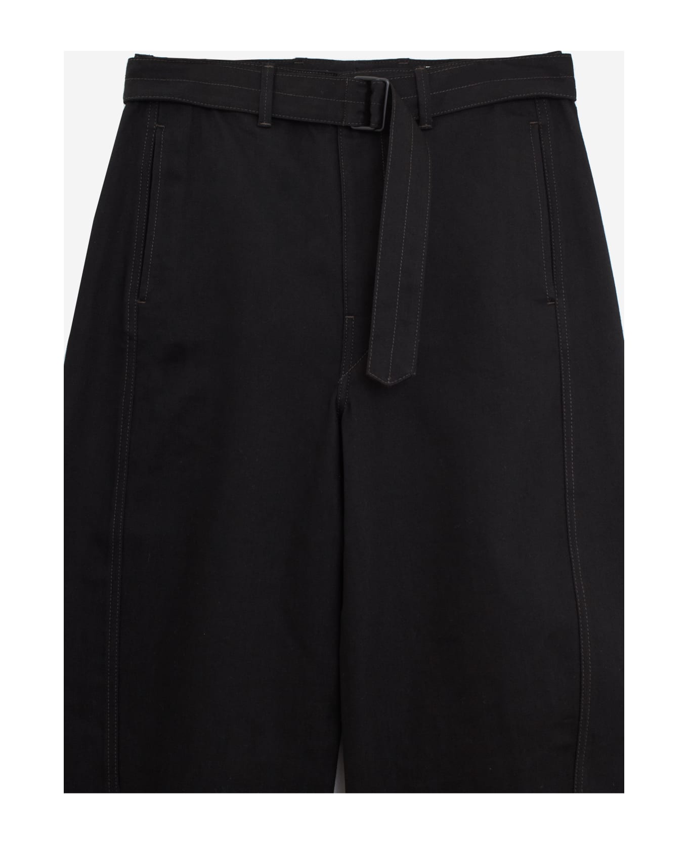 Lemaire Twisted Belted Pants - black