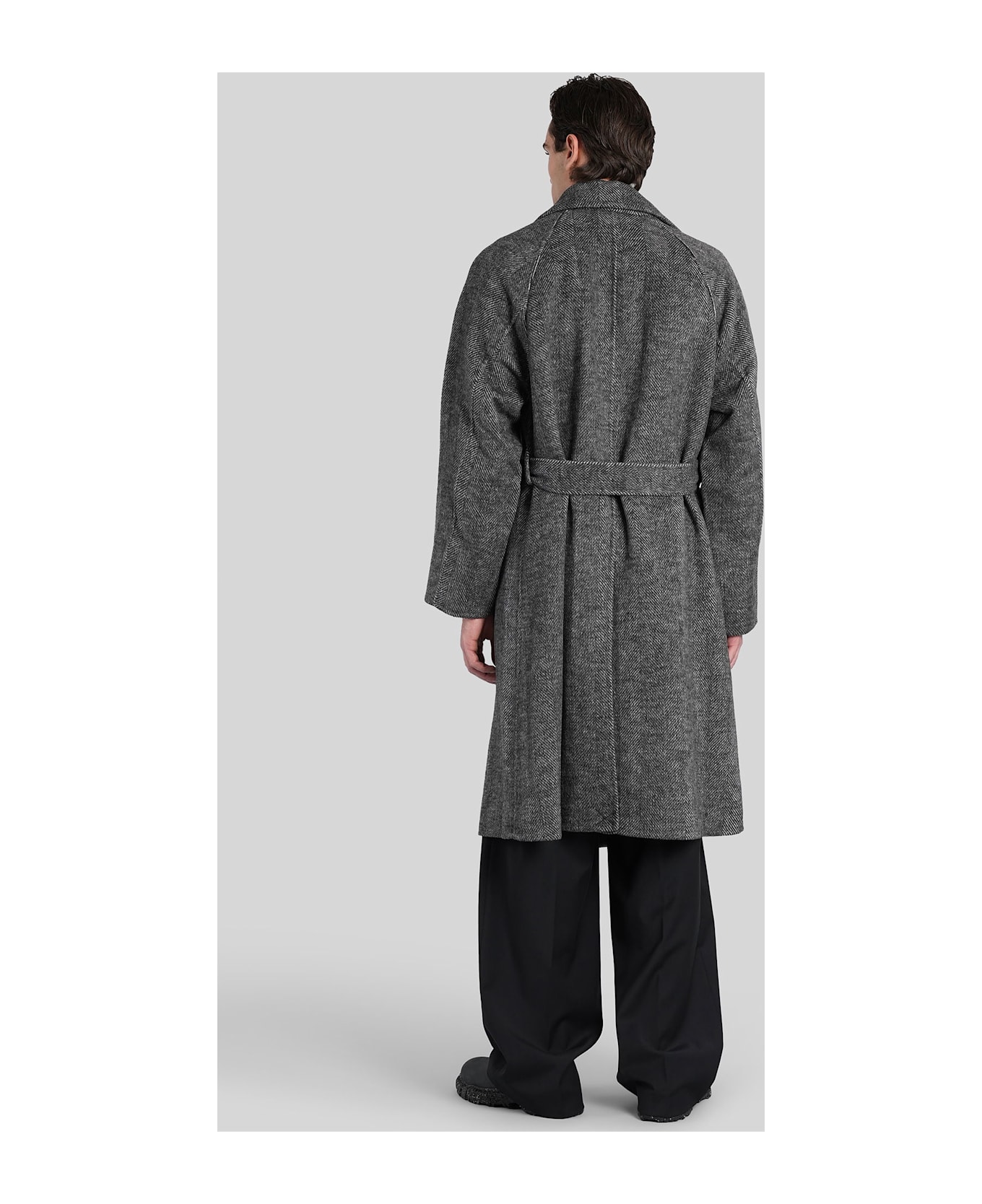 A Paper Kid In Grey Wool - grey