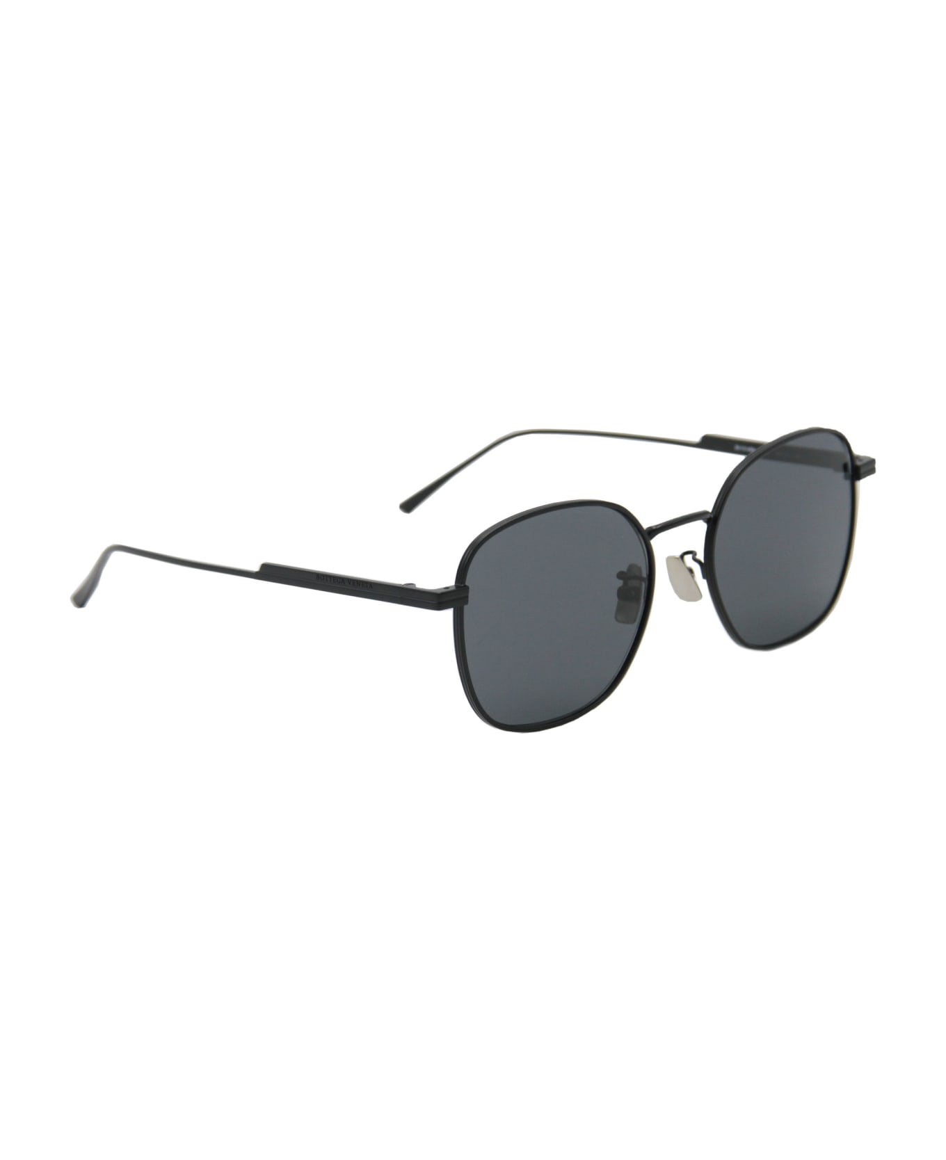 Bottega Veneta Eyewear Squared Sunglasses - black サングラス