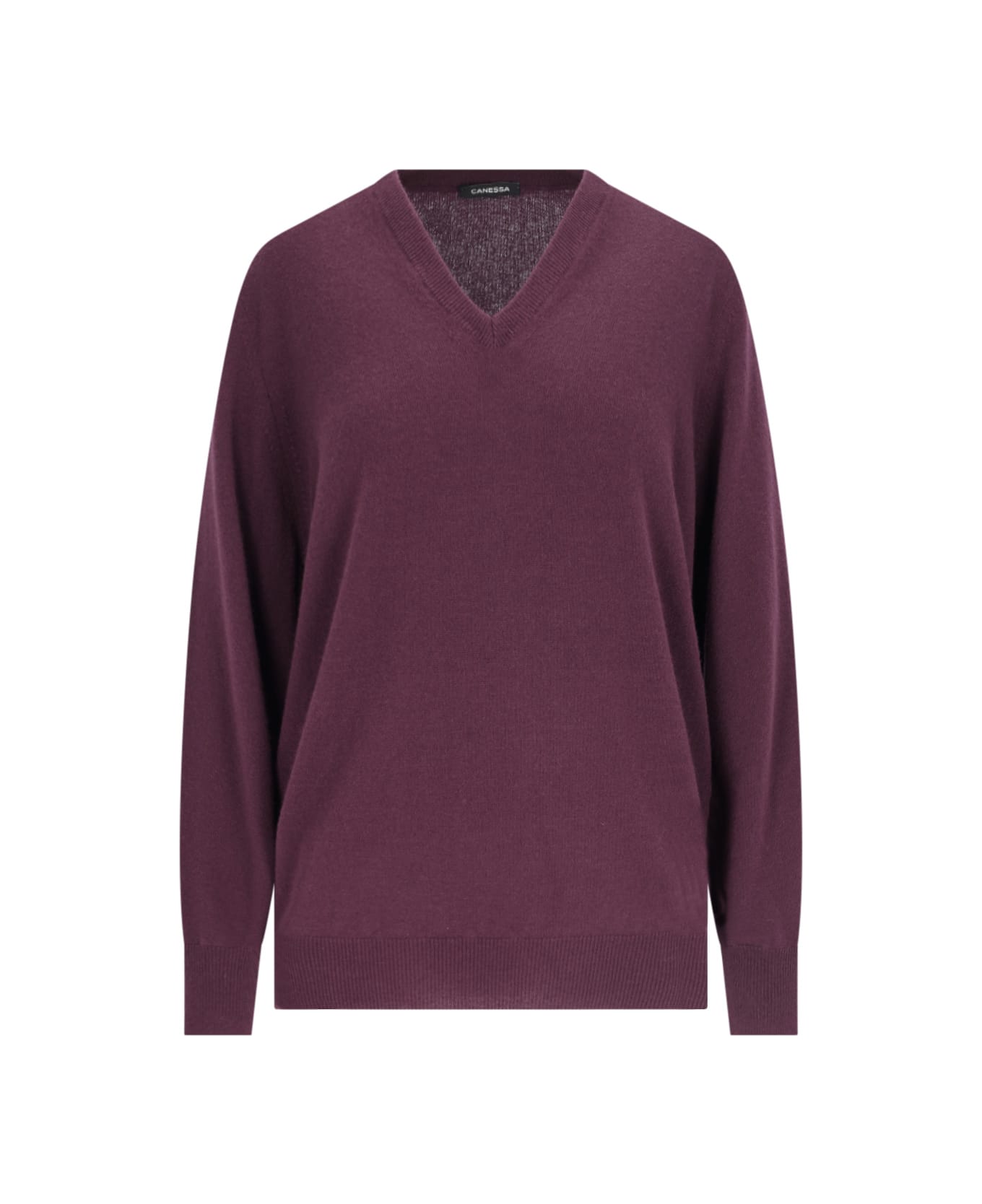 Canessa V-neck Sweater - Purple