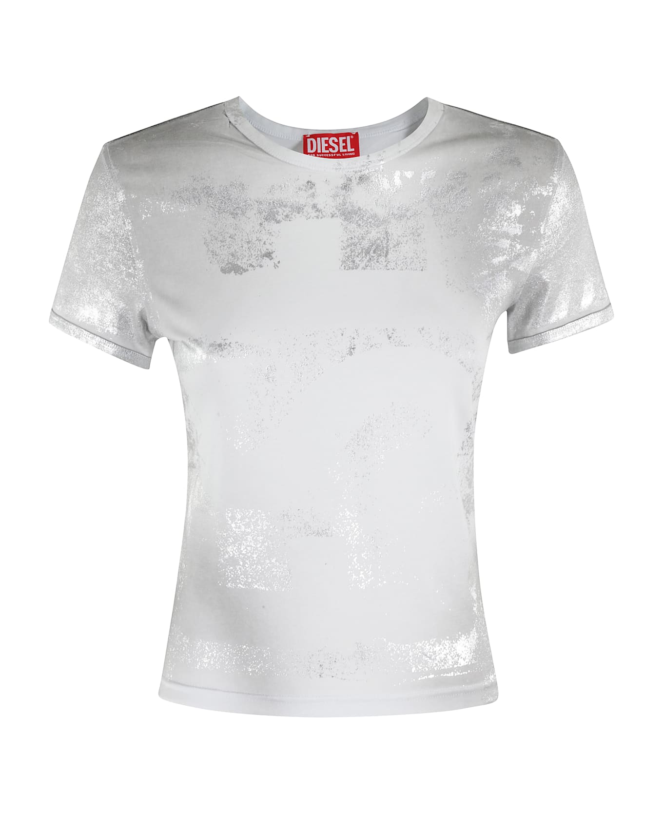 Diesel T-uncutie -long-q5 T-shirt - Dta Silver