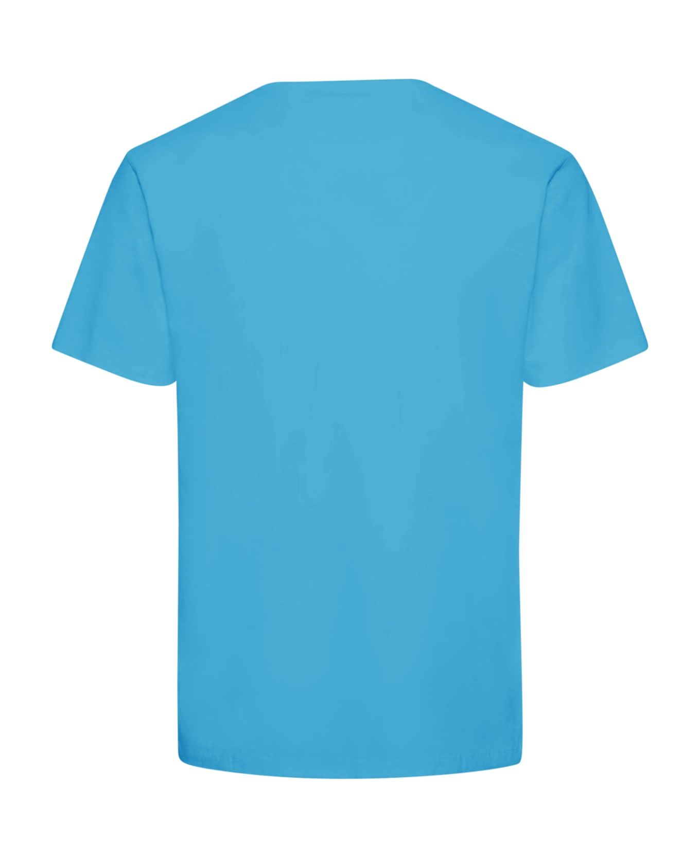 Maison Kitsuné Fox Head Patch Regular Tee Shirt - Enamel Blue