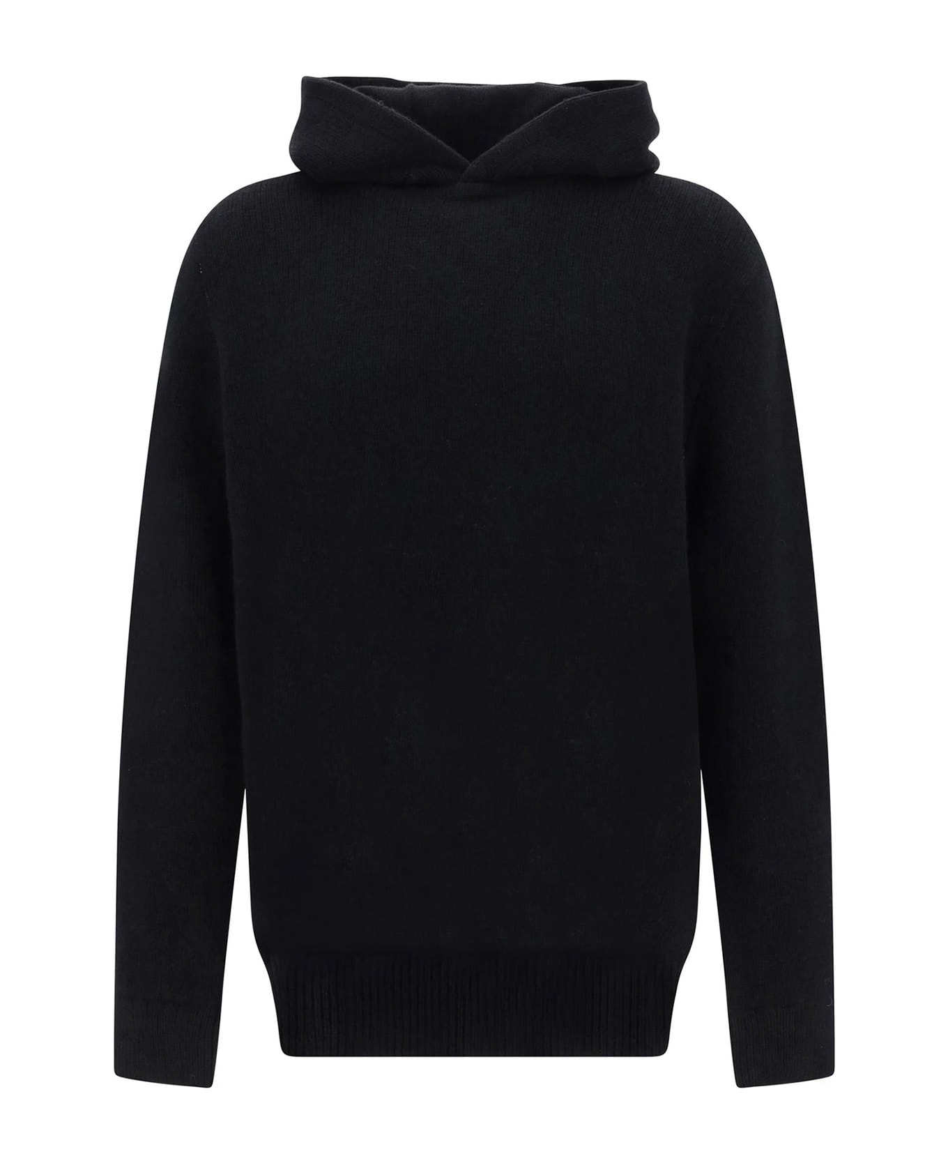 Burberry Forister Knitted Hoodie - Black