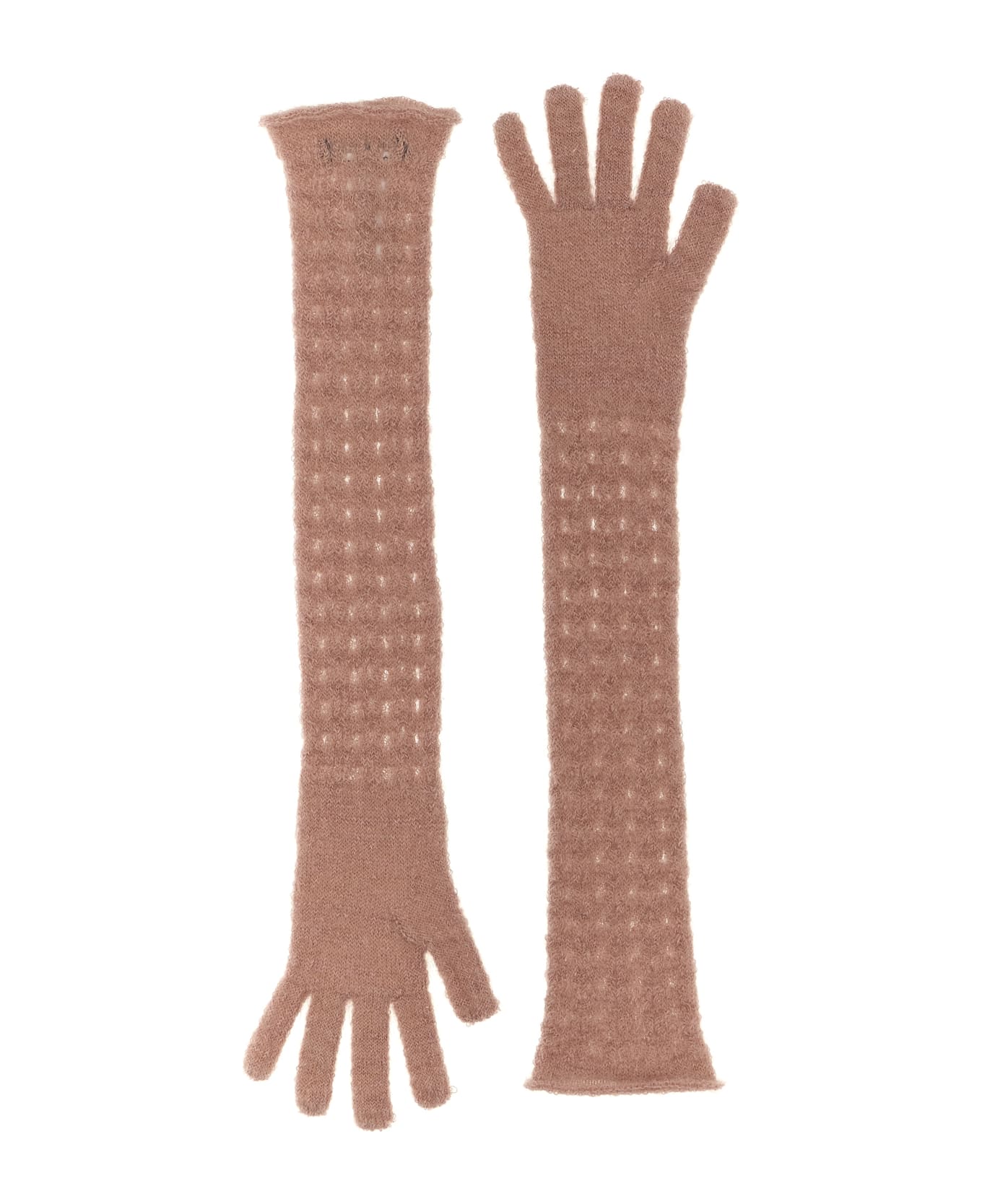 Fabiana Filippi Crochet Gloves - Pink