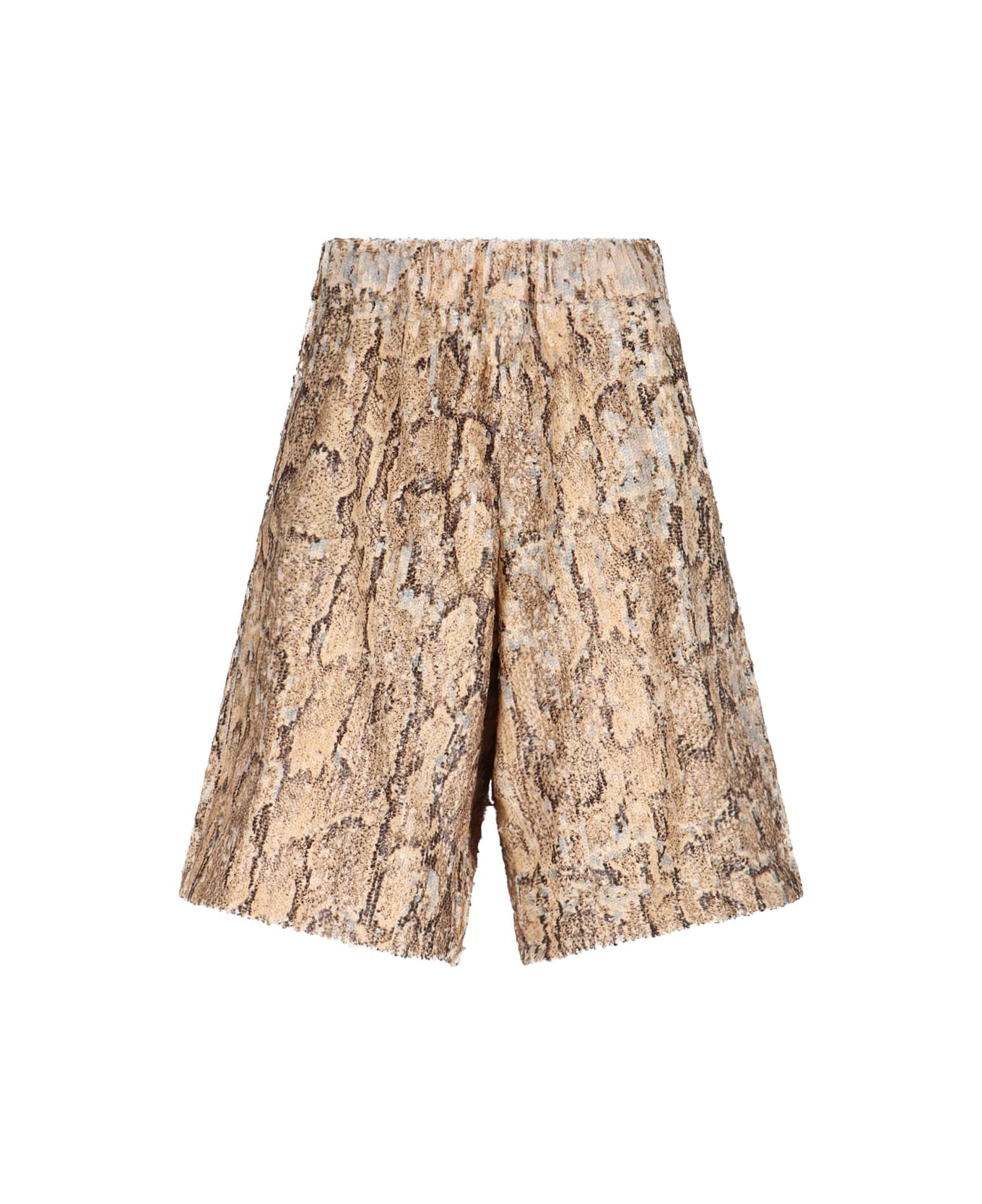 Dries Van Noten Sequin Shorts - Beige