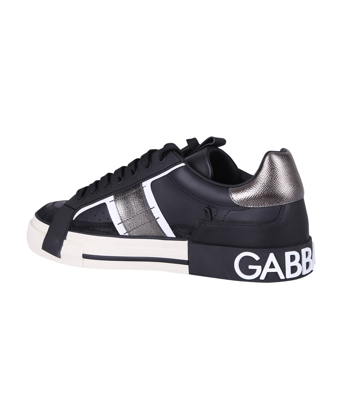 Dolce & Gabbana Branded Sneakers - Black