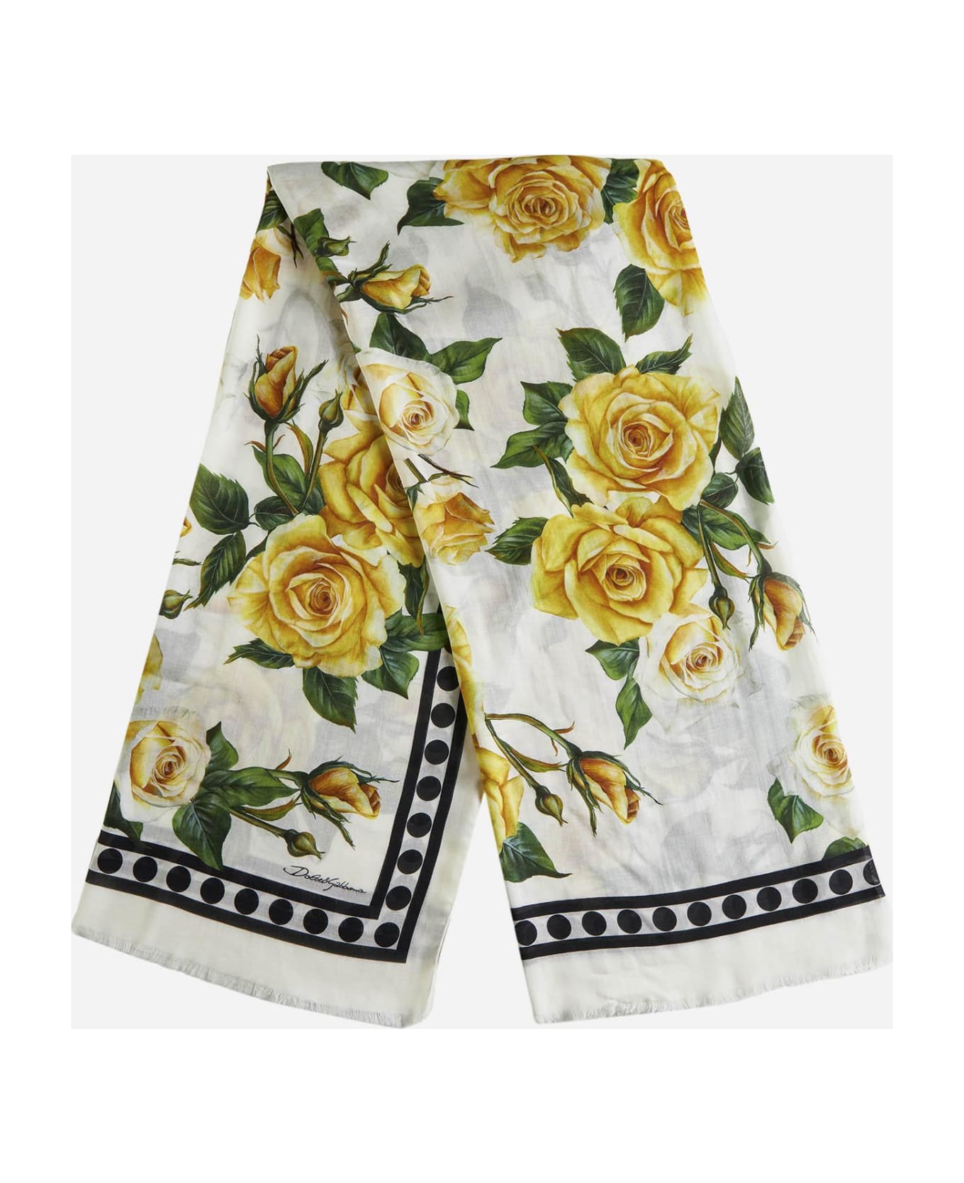 Dolce & Gabbana Print Modal And Cashmere Scarf