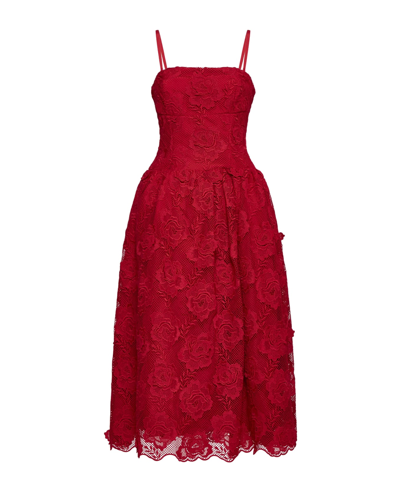 self-portrait Dress - Red