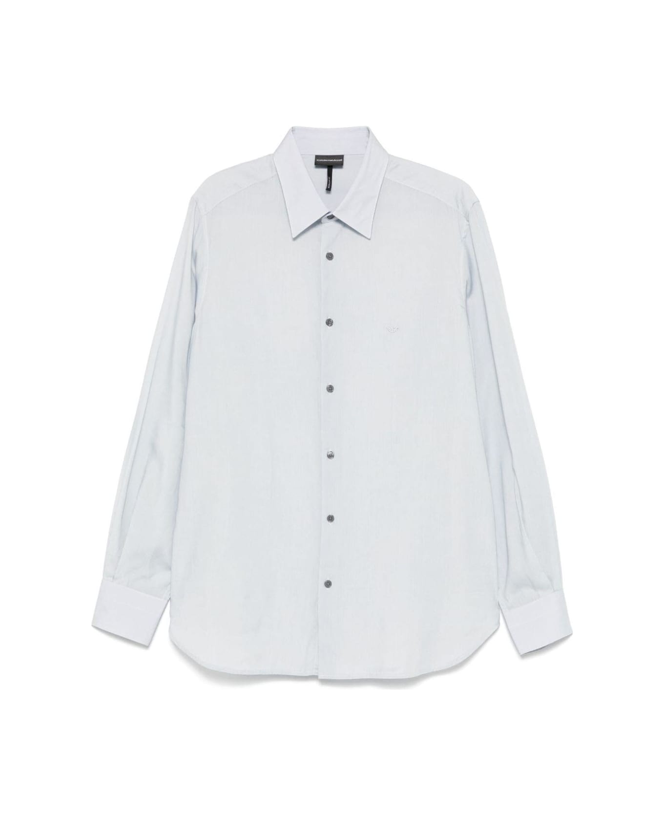 Emporio Armani Button-down Shirt - Clear Blue