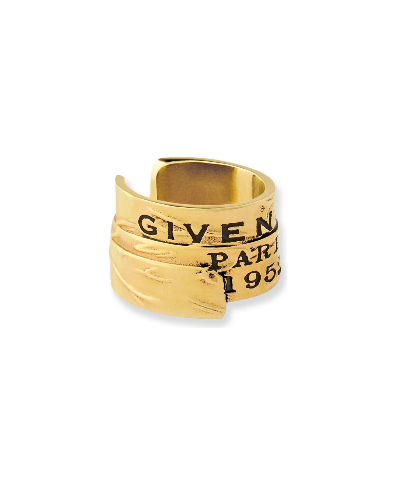 Givenchy Metal Givenchy Tape Earcuff With Gold Finishes - ANTIC GOLDEN