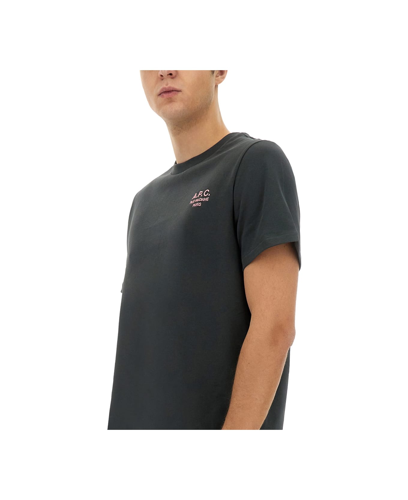 A.P.C. 
standard Rue Madame
 T-shirt - Charcoal