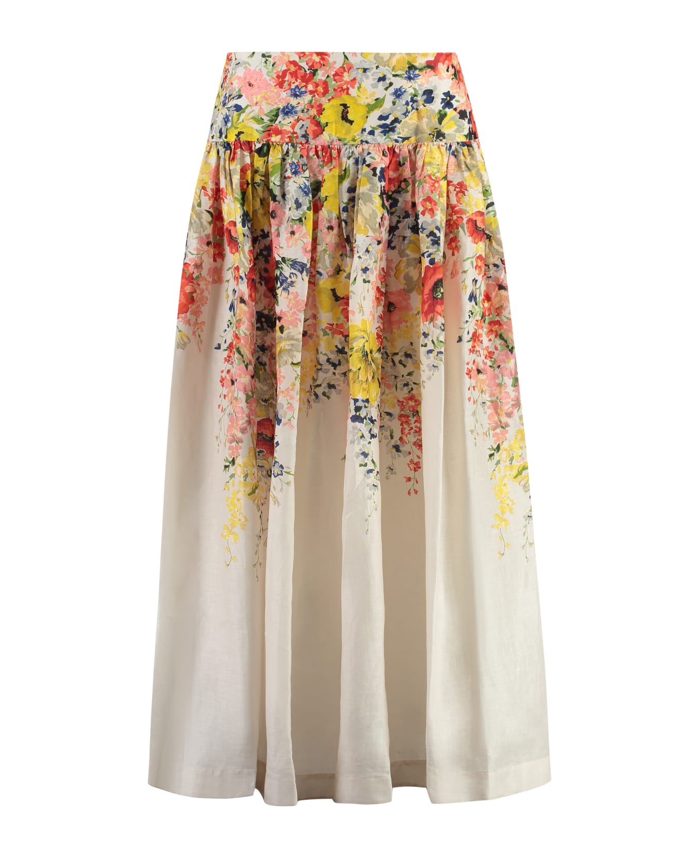 Zimmermann Alight Linen Skirt - Multicolor スカート