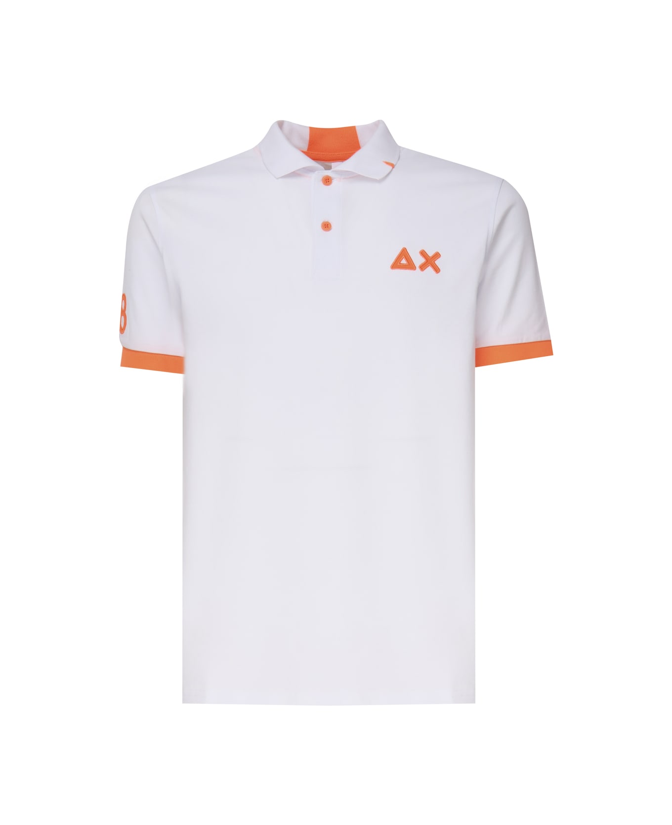 Sun 68 Polo T-shirt With Front Logo