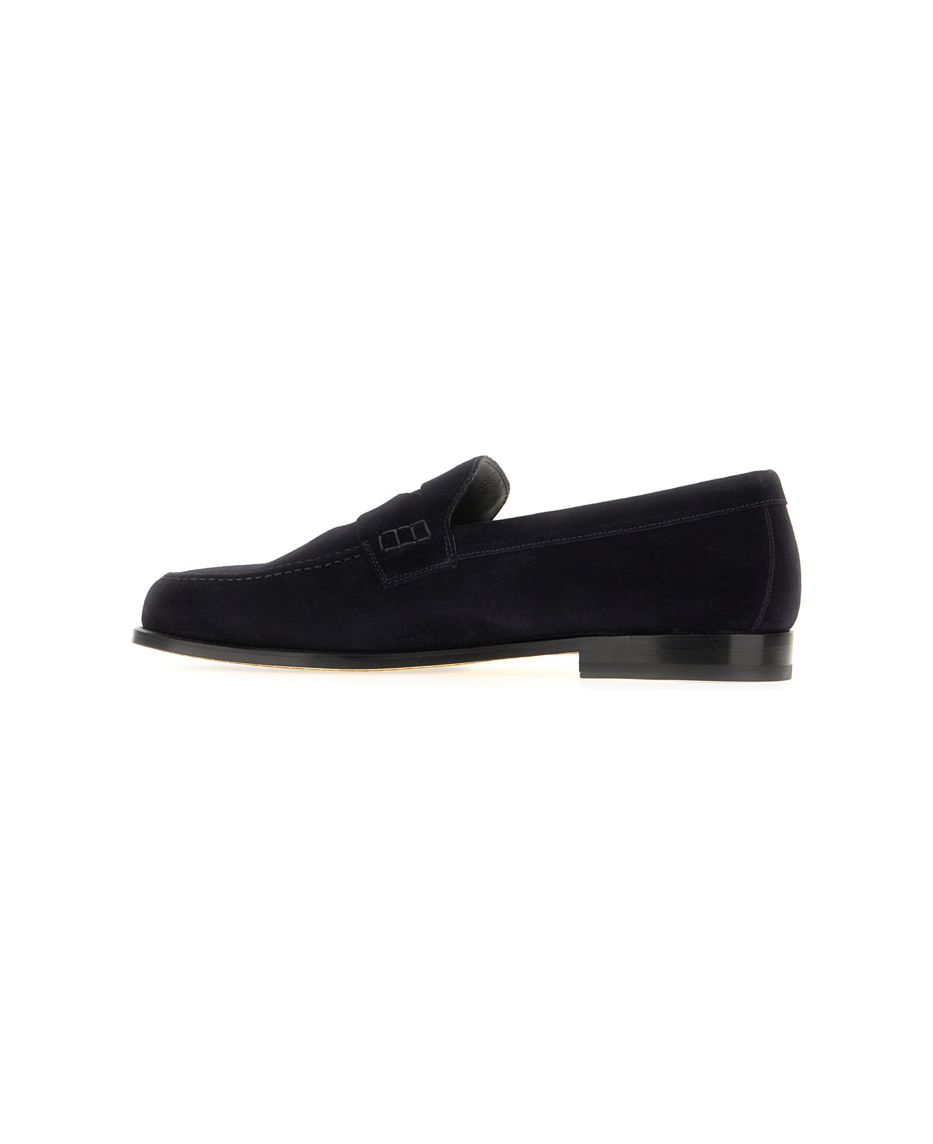 Doucal's Blue Suede Loafers - VIISONE BLU