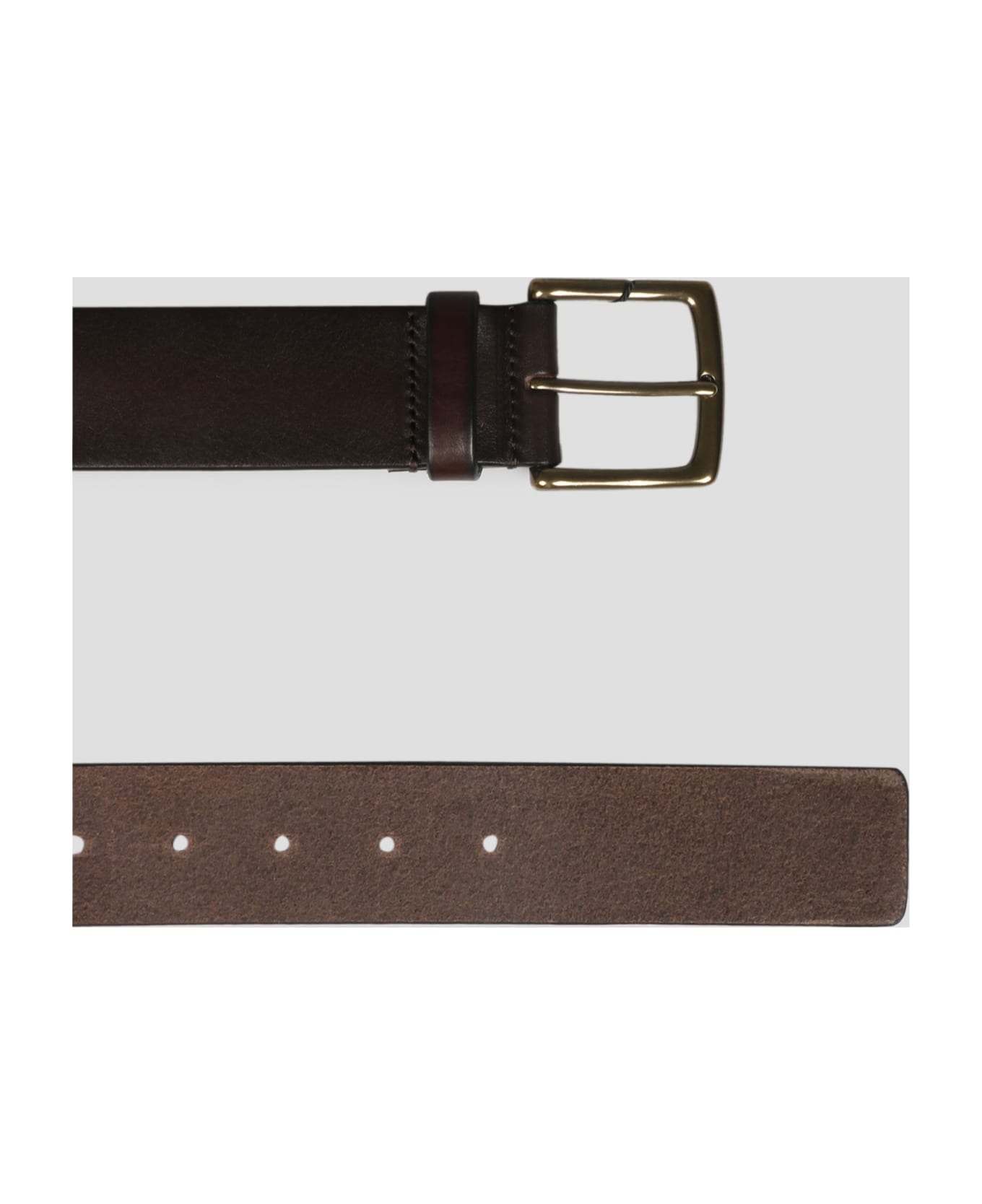 Officine Creative Oc Strip Leather Belt - Brown