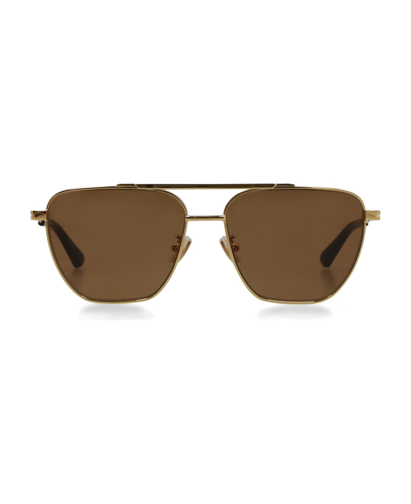 Bottega Veneta Aviatore Classic Sunglasses - Gold サングラス