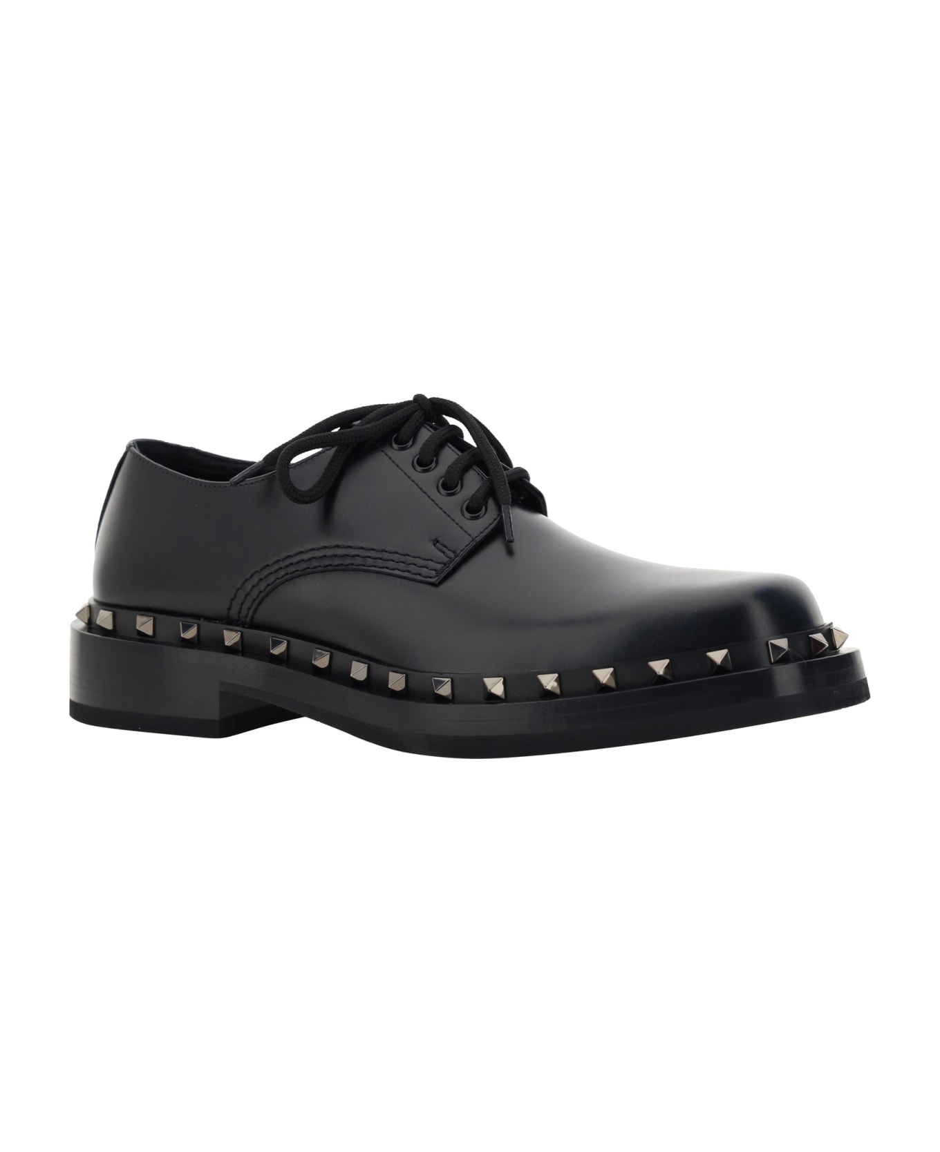 Valentino Garavani Garavani Rockstud Derby Shoes TOMMY - Black