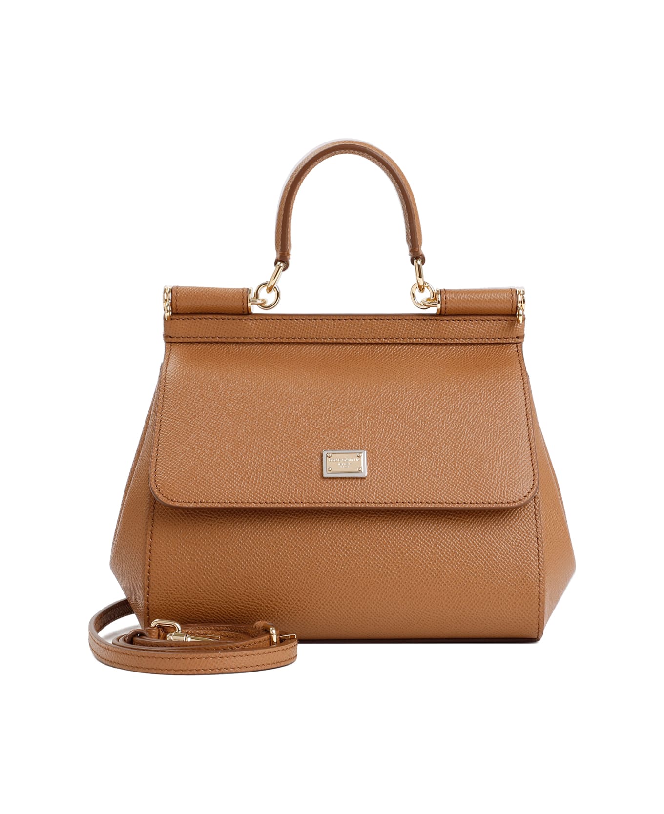Dolce 
Gabbana Miss Sicily Bag - Caramello