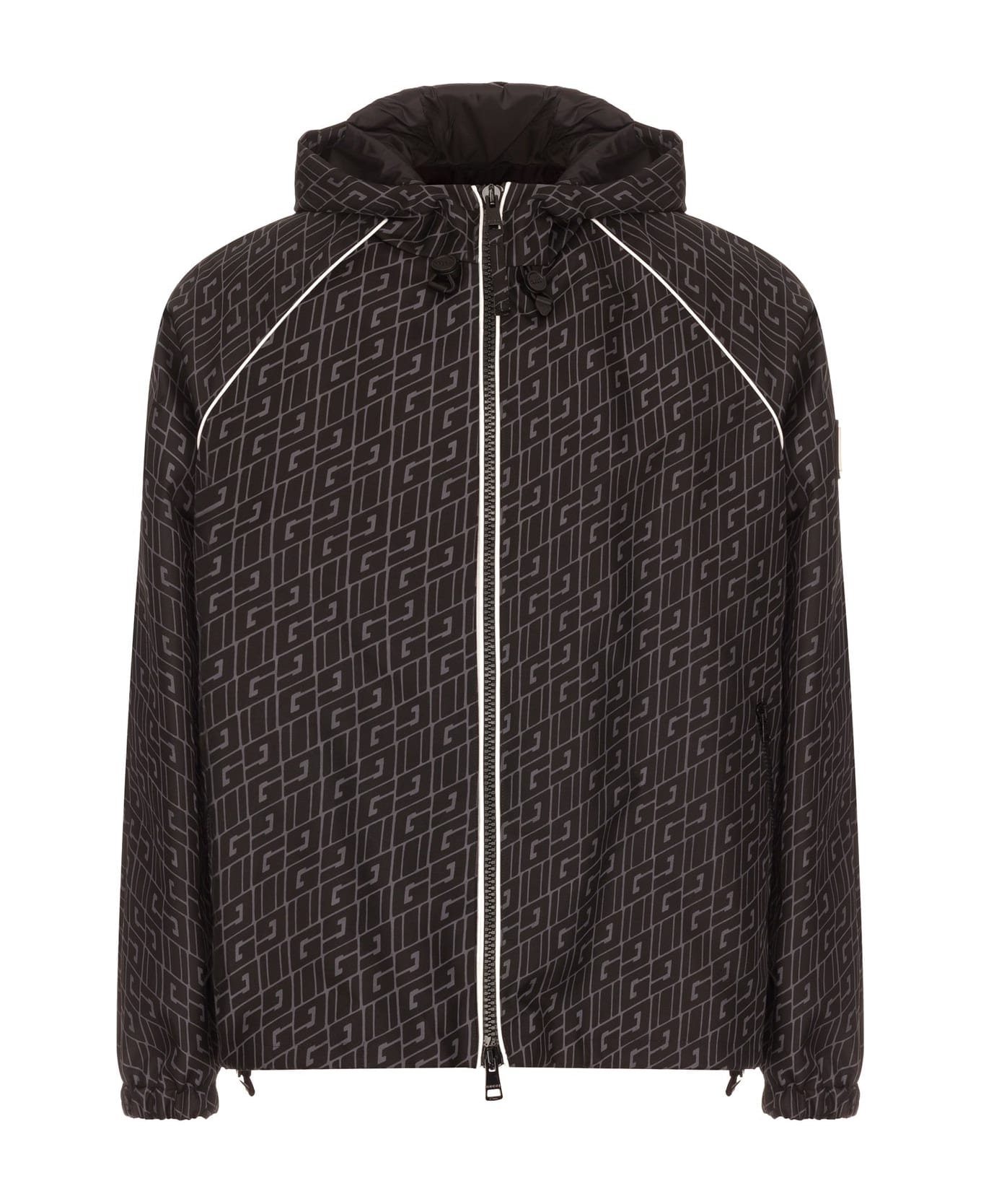 Gucci Monogram Windbreaker Jacket - Gray