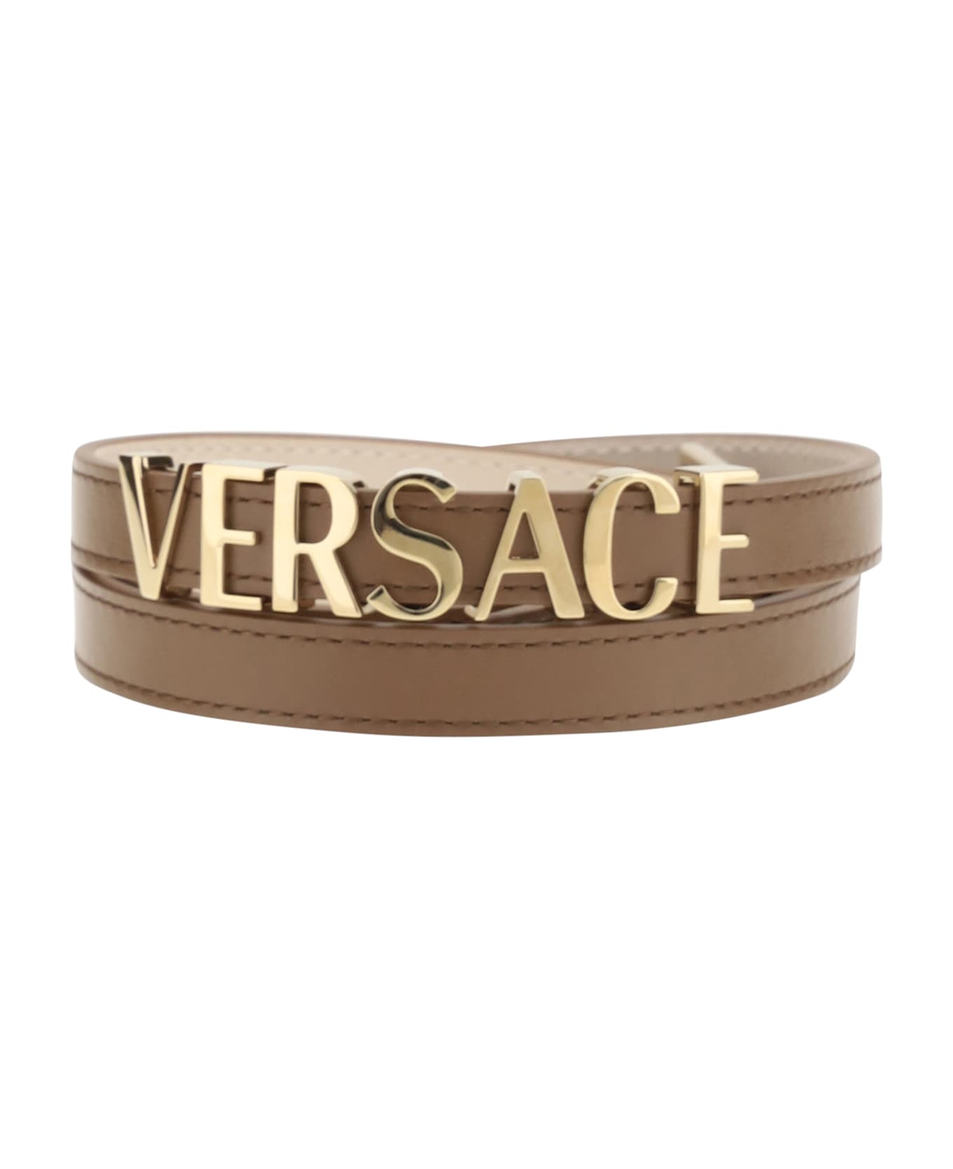 Versace Belt With Logo In Letters