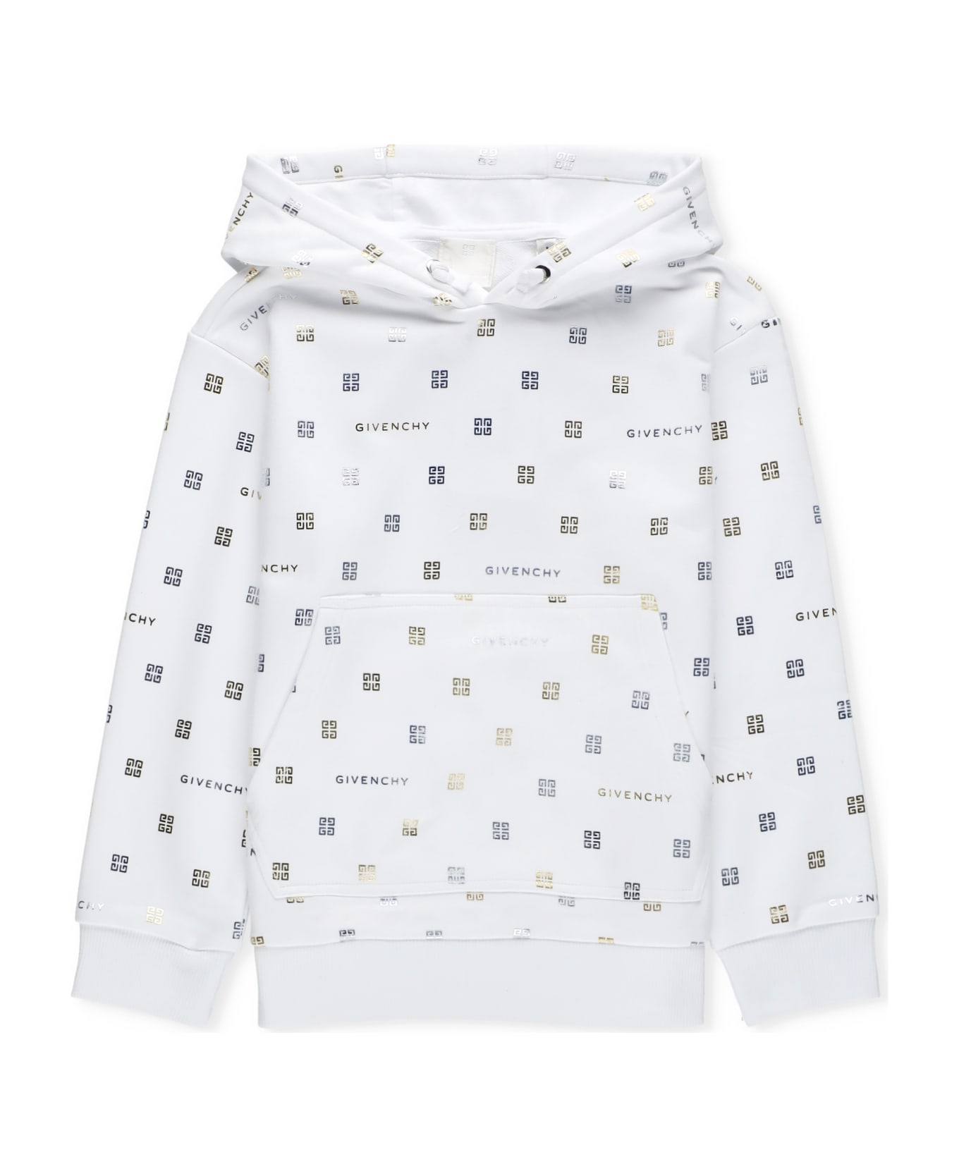 givenchy wallets Hoodie With Monogram - White
