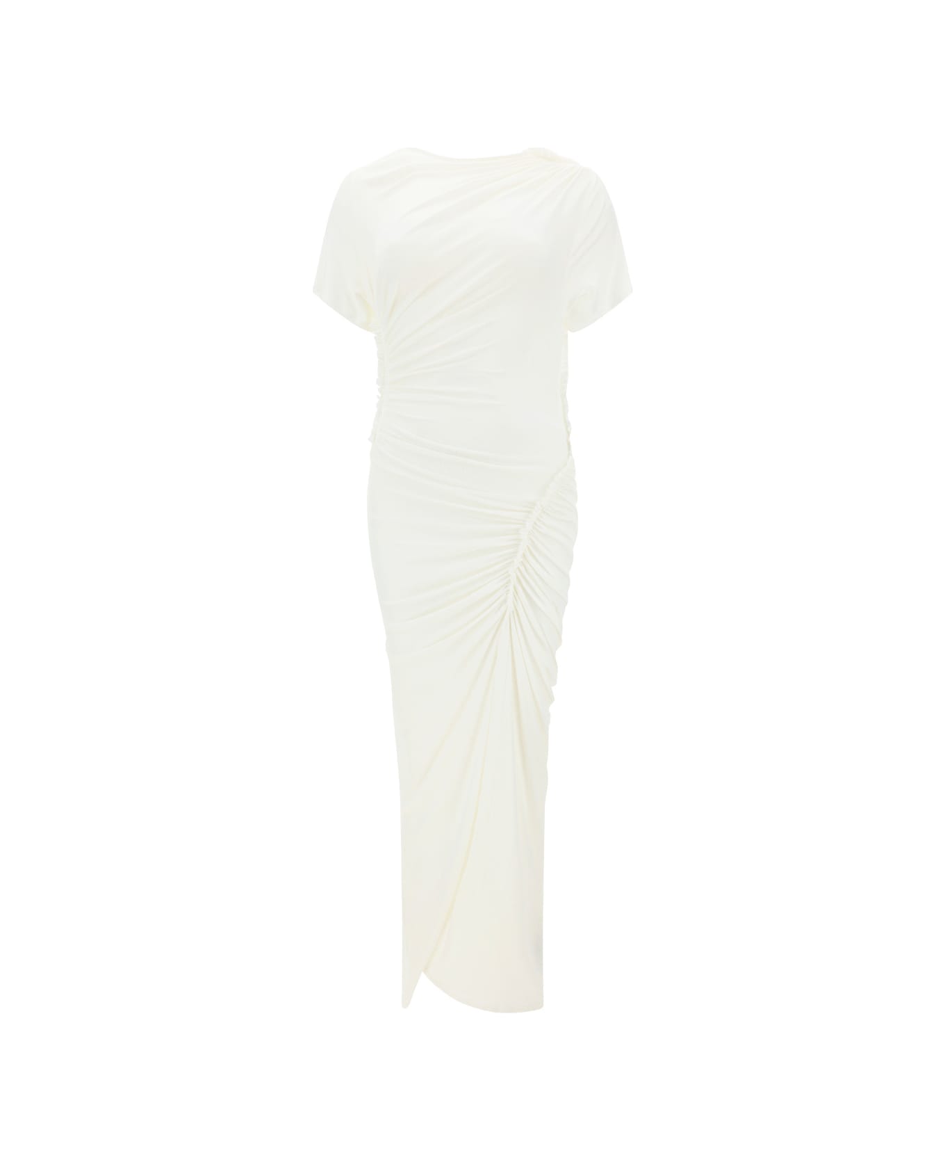Atlein Long Dress - White