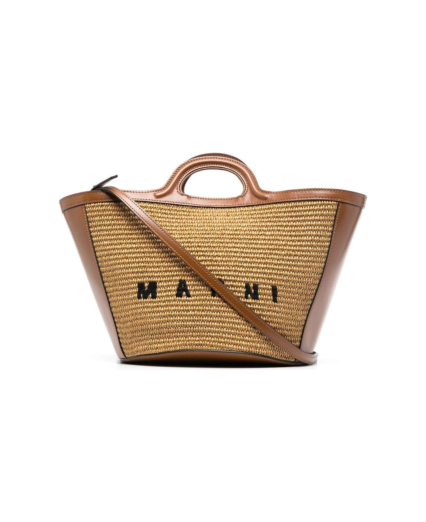 Marni Small Tropicalia Handbag - Beige