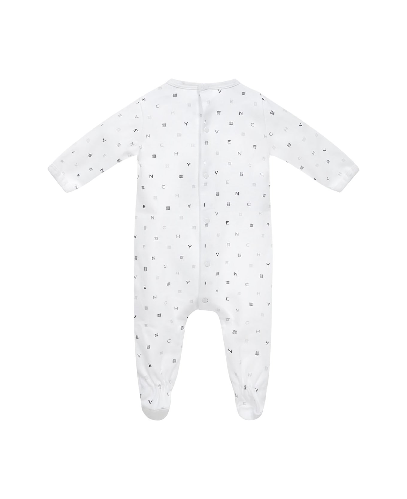 Givenchy Cotton Jersey Romper - White ボディスーツ＆セットアップ