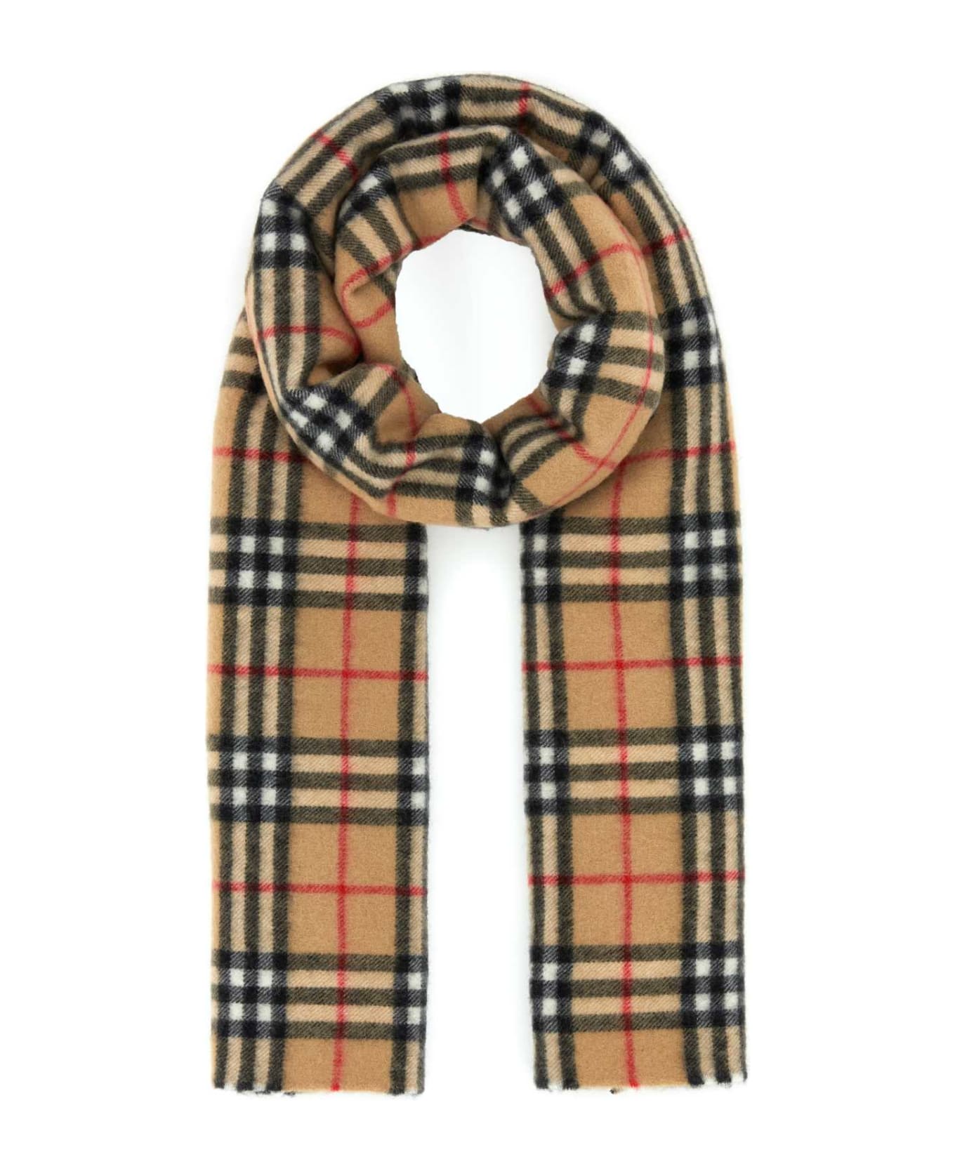 Burberry Embroidered Cashmere Scarf - ARCHIVEBEIGE スカーフ