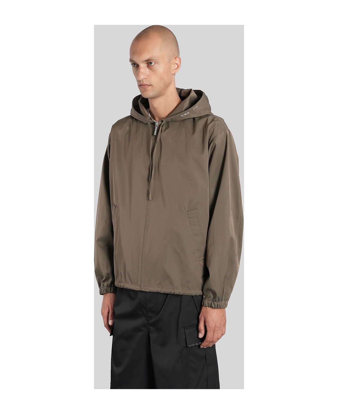 Marni Casual Jacket In Green Polyester - green