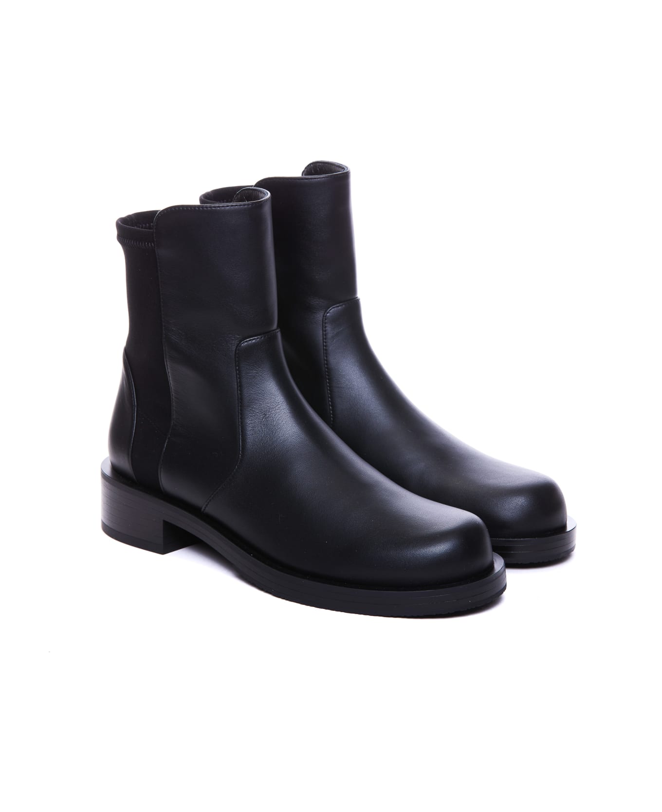 Stuart Weitzman Bold Booties - Black