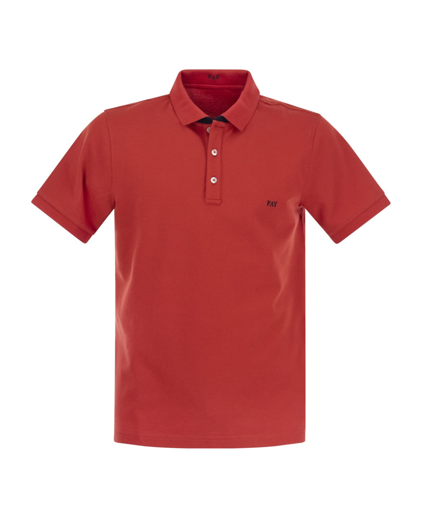 Fay Classic Polo Shirt - Red ポロシャツ