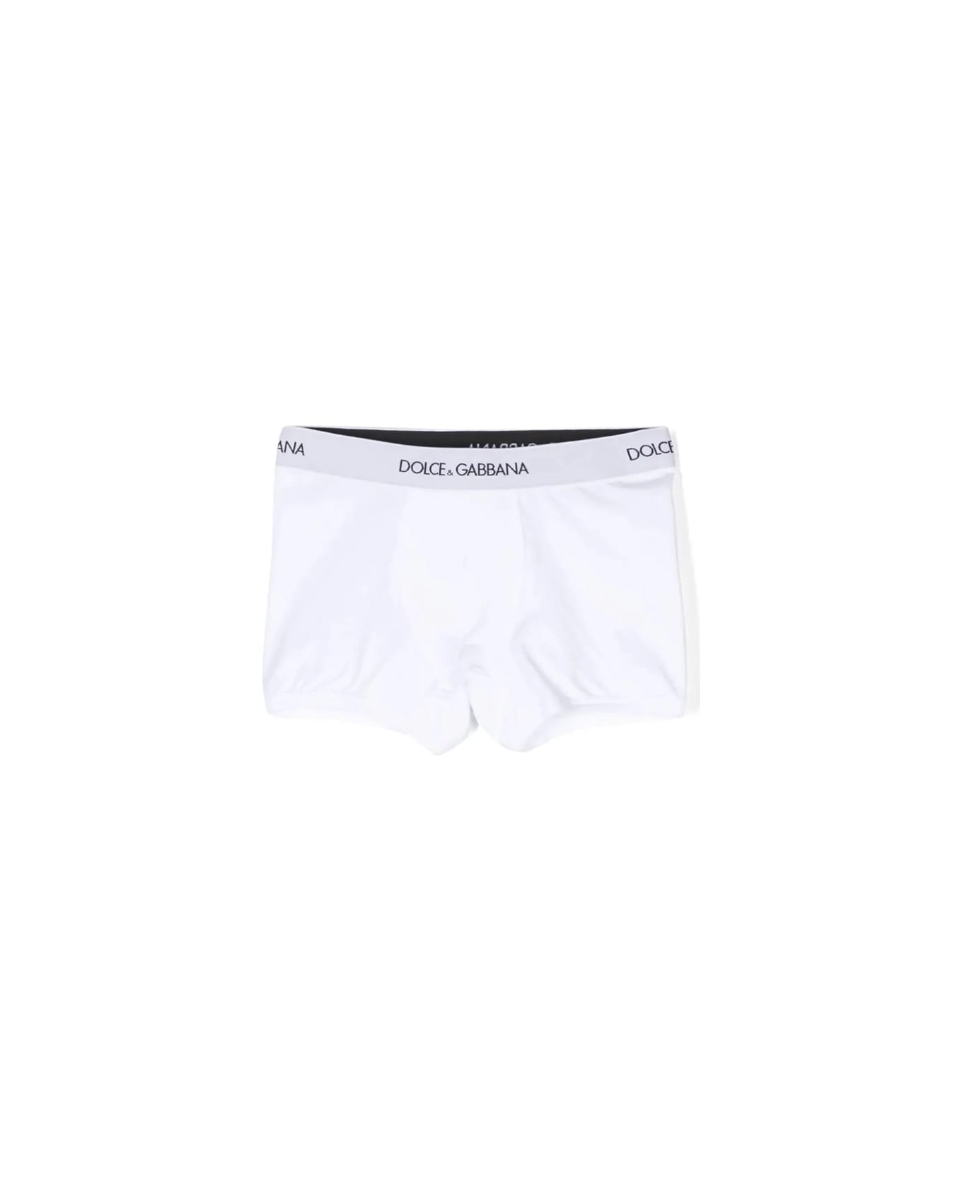 Dolce 
Gabbana Bi-pack Boxer - WHITE