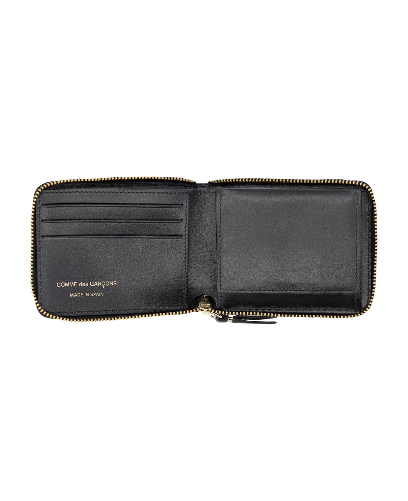 Comme des Garçons Wallet Lenticular Zip Wallet - YELLOW GREEN 財布