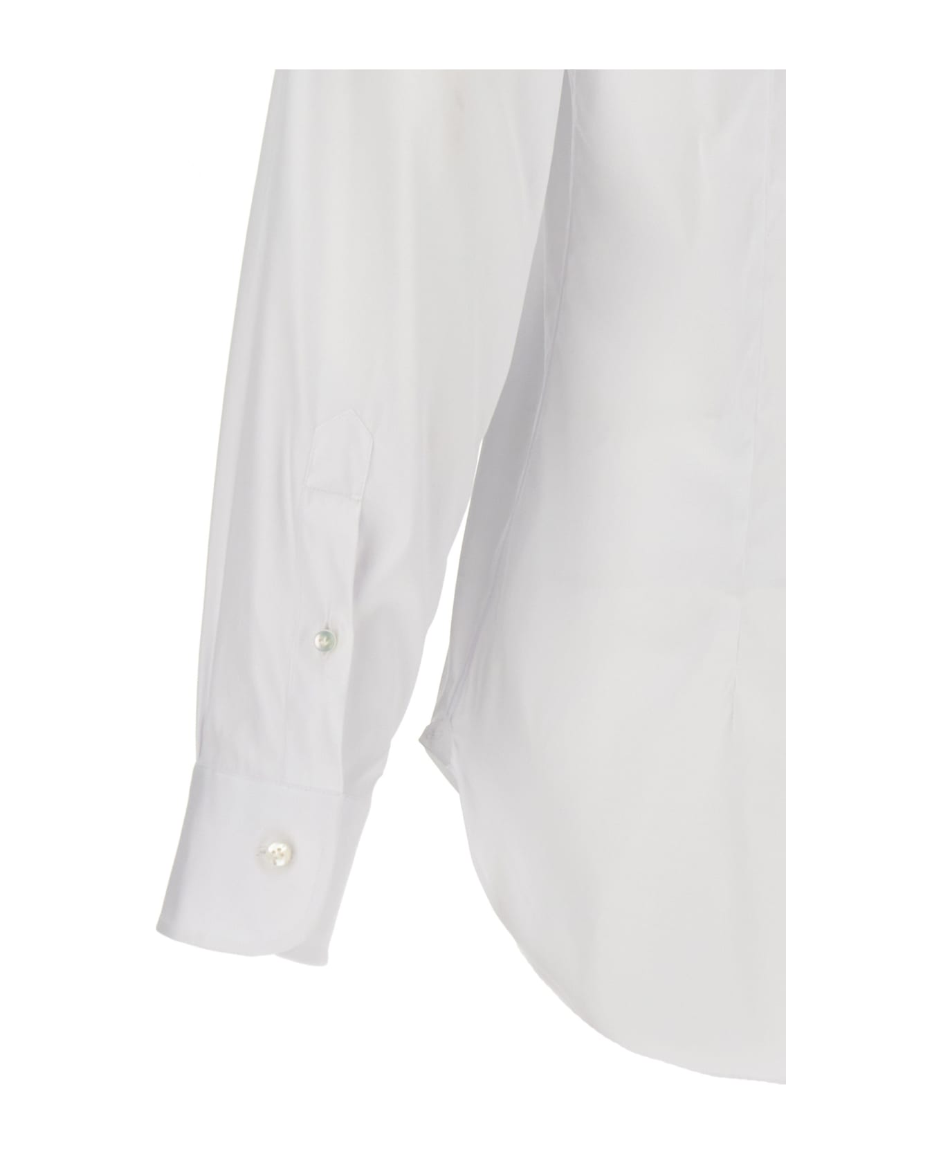 Barba Napoli Poplin Shirt - White